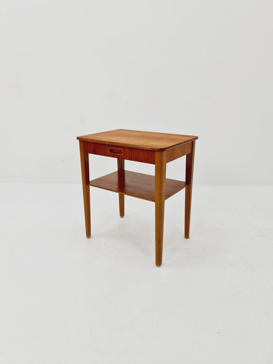Mid century Scandinavian teak side table / bedside table, 1960s