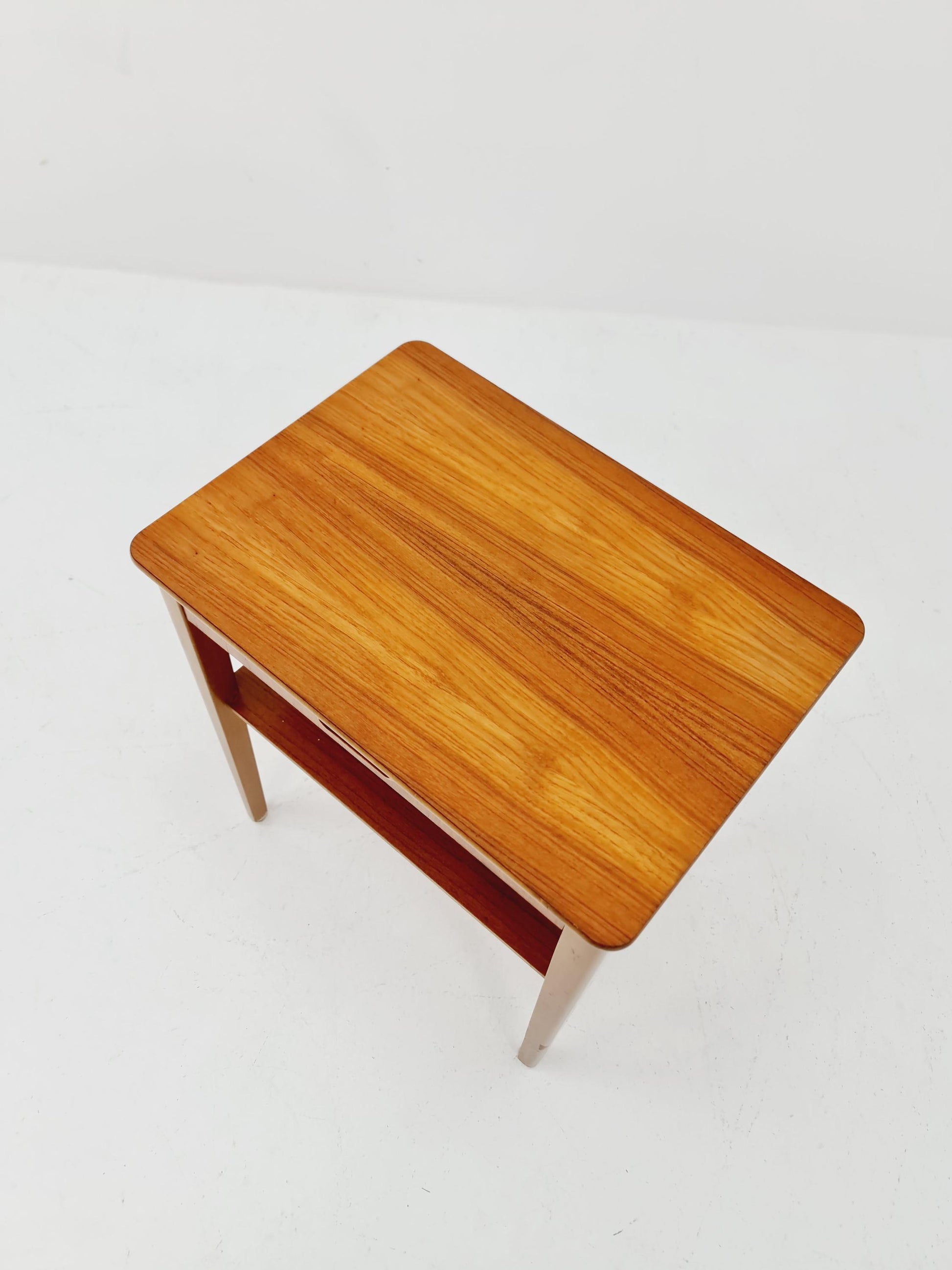 Mid century Scandinavian teak side table / bedside table, 1960s