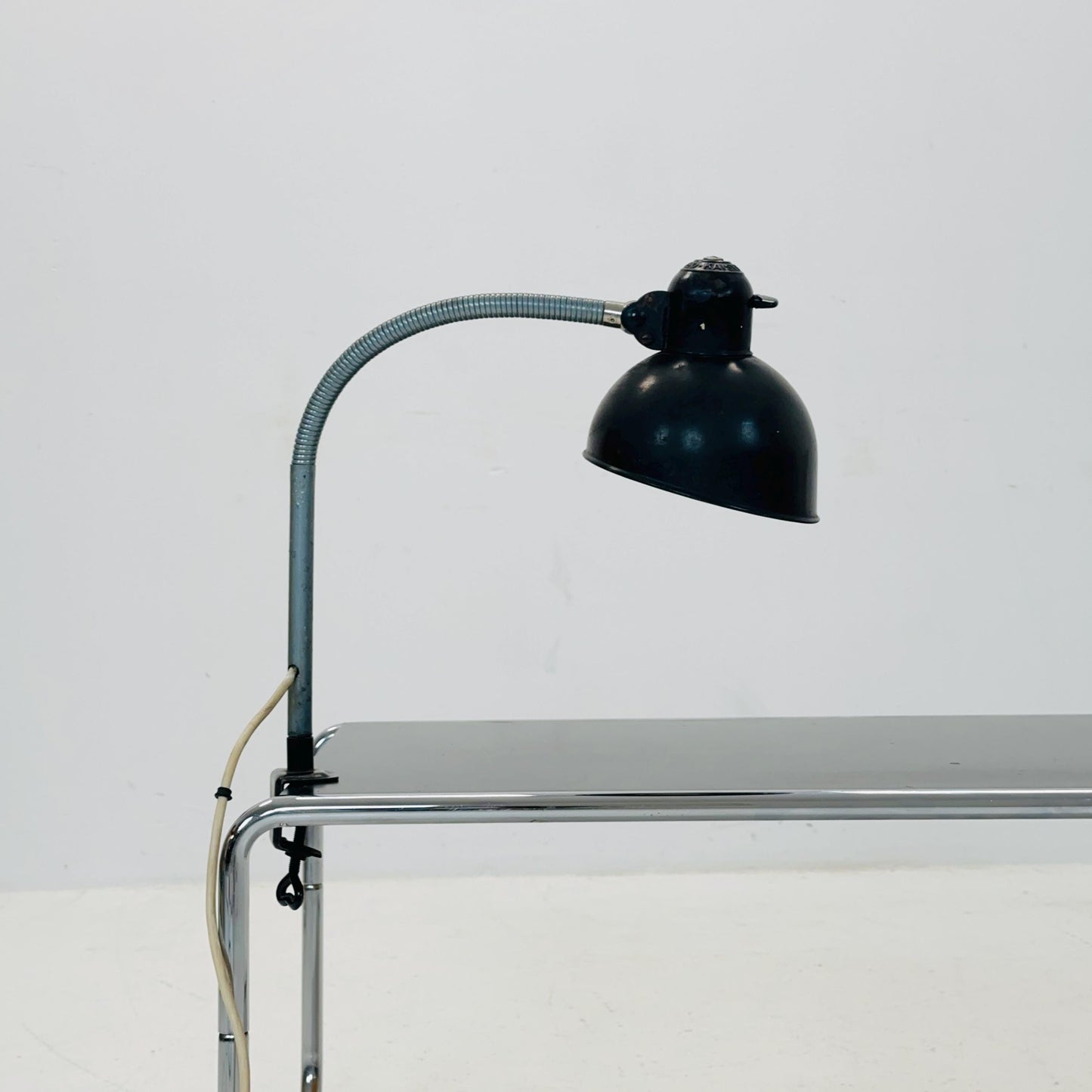 Bauhaus industrial Idell desk / clamp lamp by Christian Dell for Kaiser original leuchten Germany 1940s