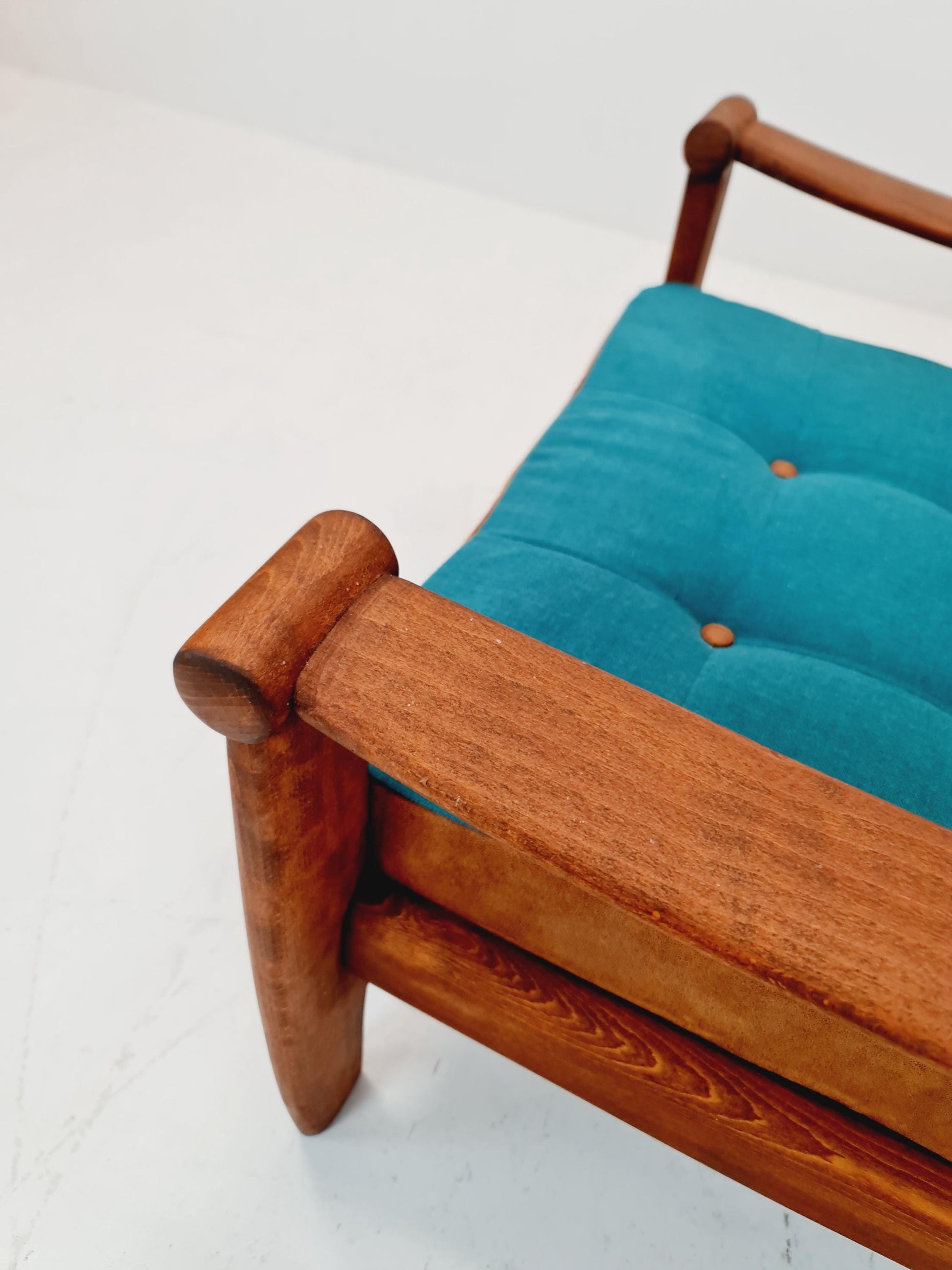 Rare Mid-century pair of German lounge armchair, 1960s