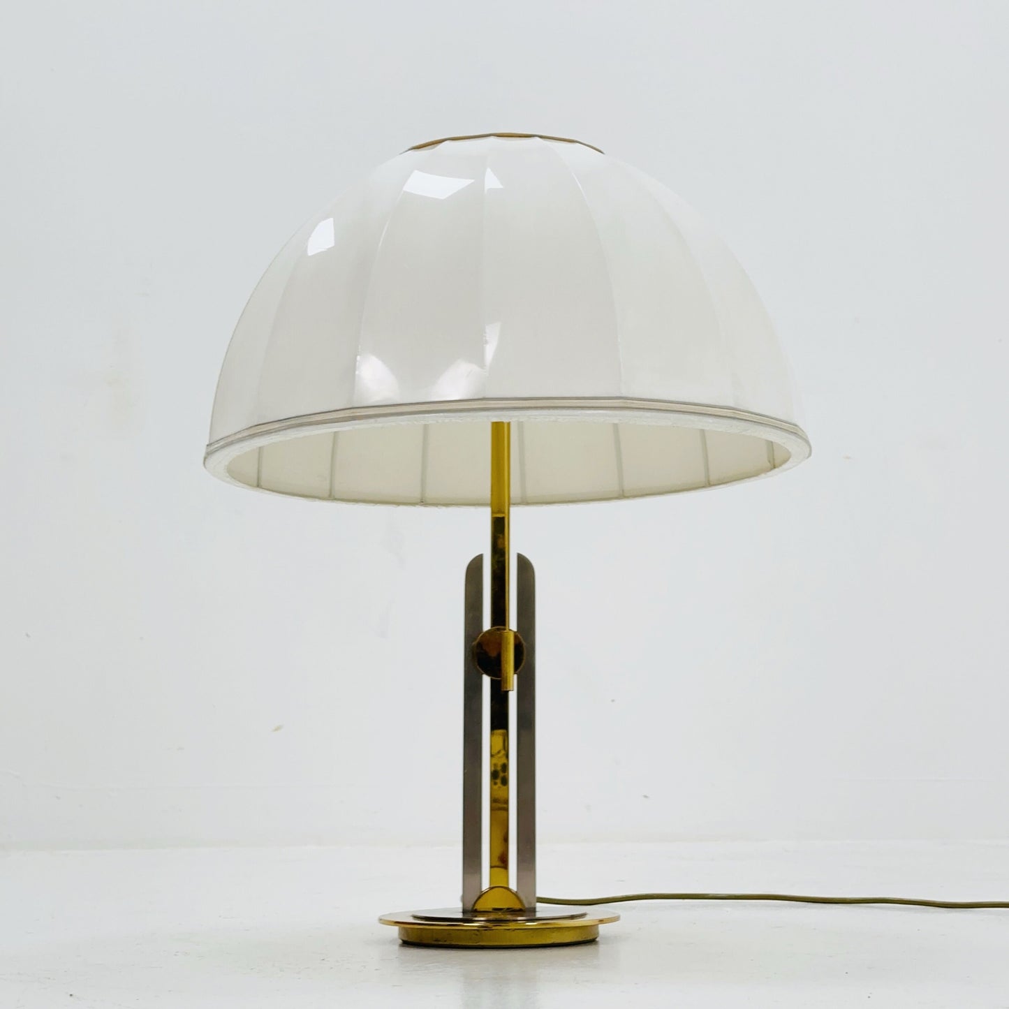 Hollywood Regency brass table lamp 1960s , Germany