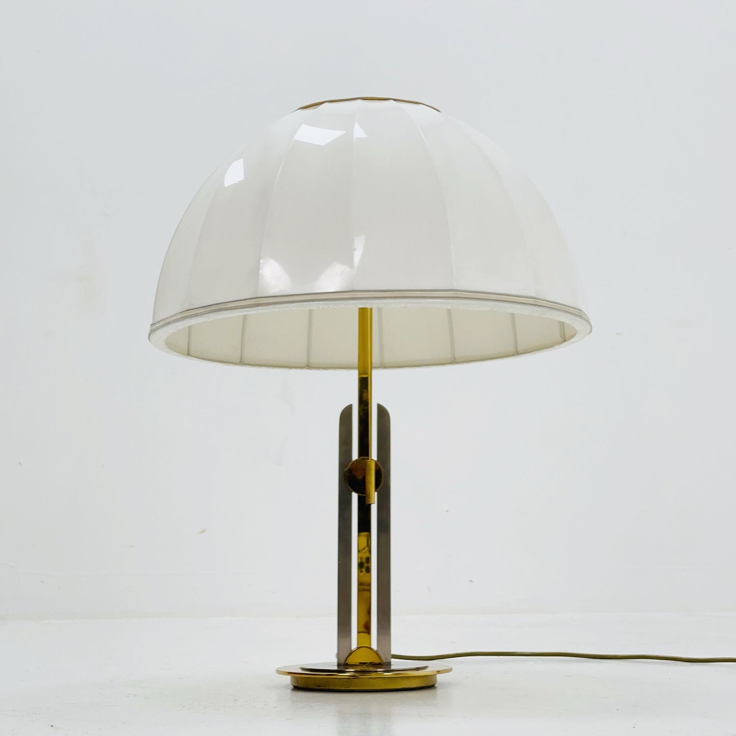 Hollywood Regency brass table lamp 1960s , Germany