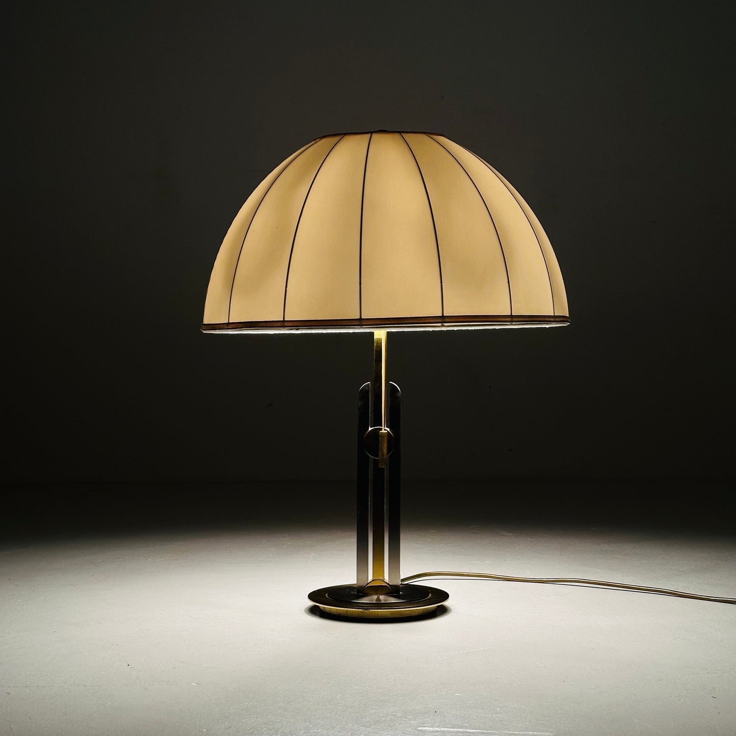 Hollywood Regency brass table lamp 1960s , Germany