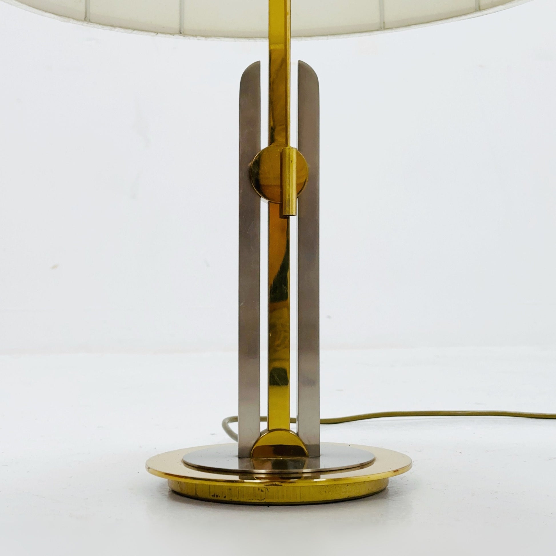 Hollywood Regency brass table lamp 1960s , Germany