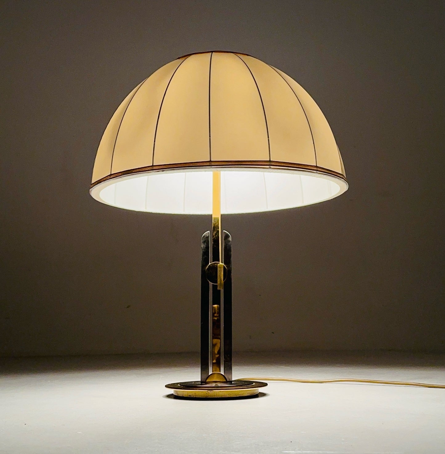 Hollywood Regency brass table lamp 1960s , Germany
