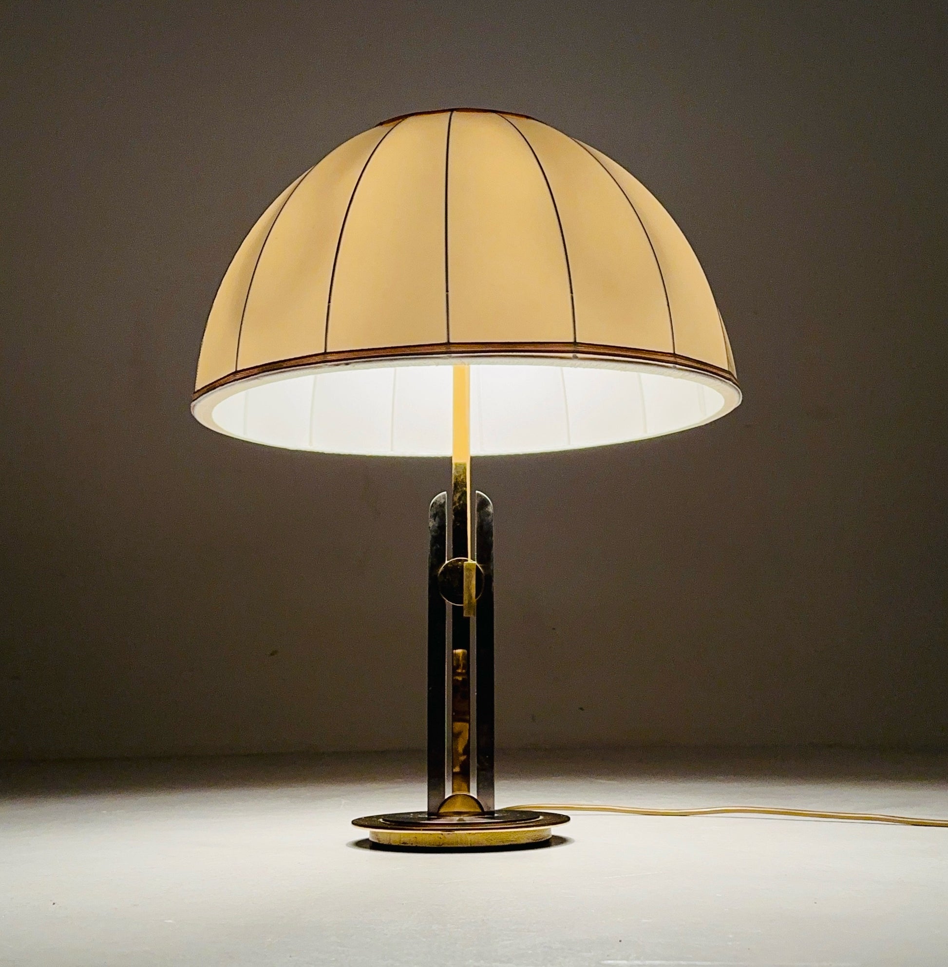 Hollywood Regency brass table lamp 1960s , Germany