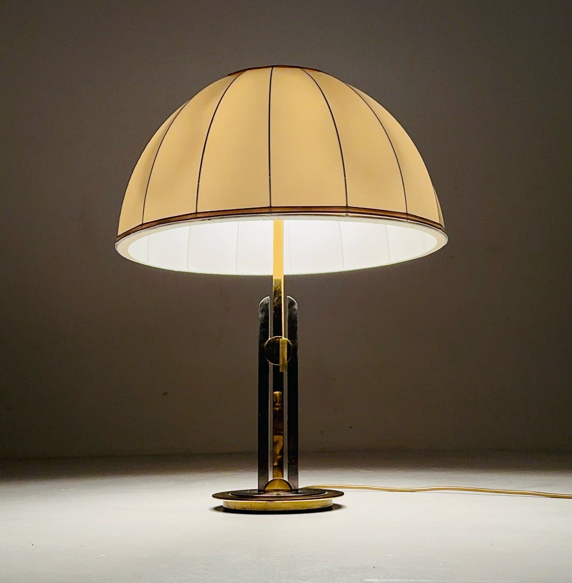 Hollywood Regency brass table lamp 1960s , Germany
