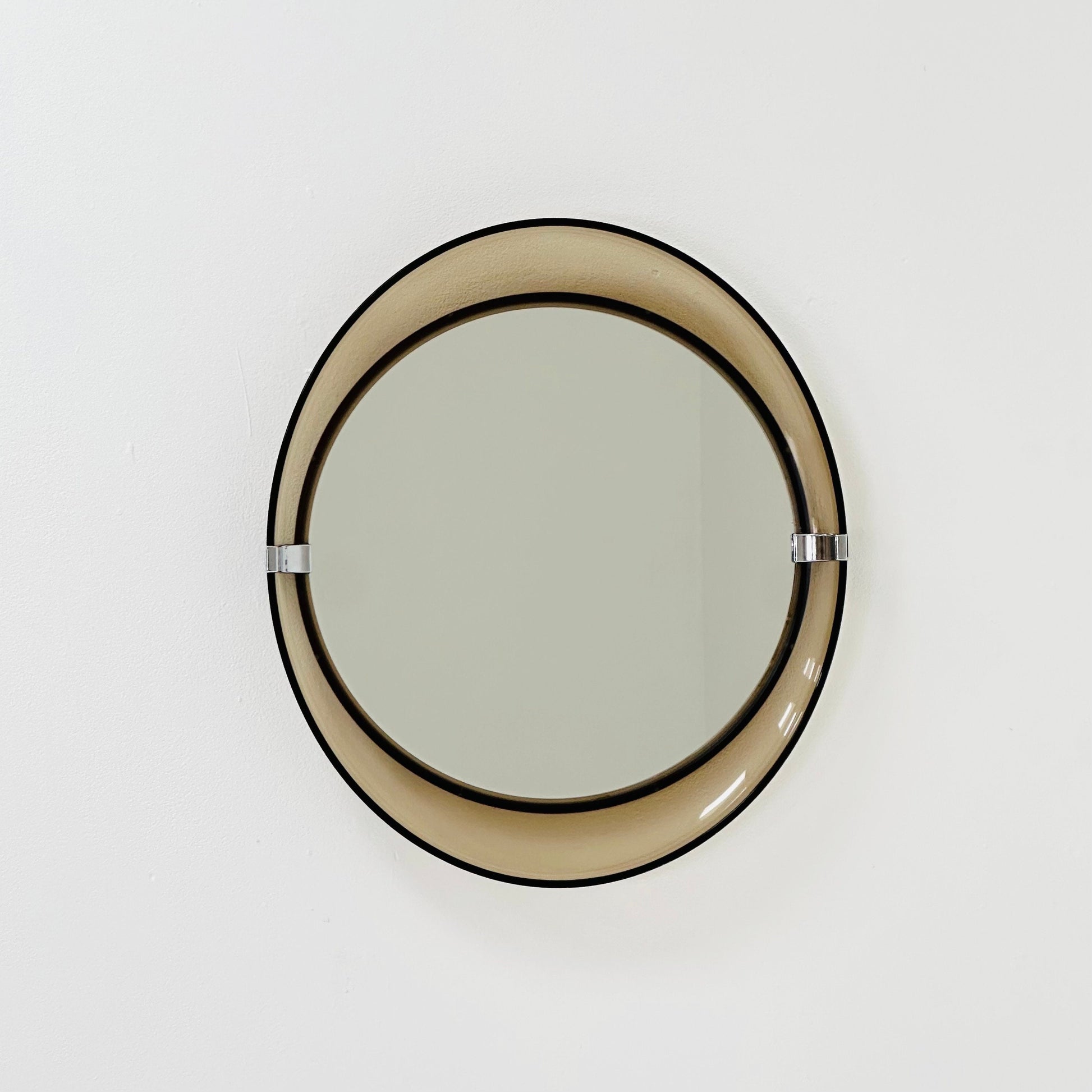 Space Age Vintage ALLIBERT Wall - Oval Mirror - France, 1970s.