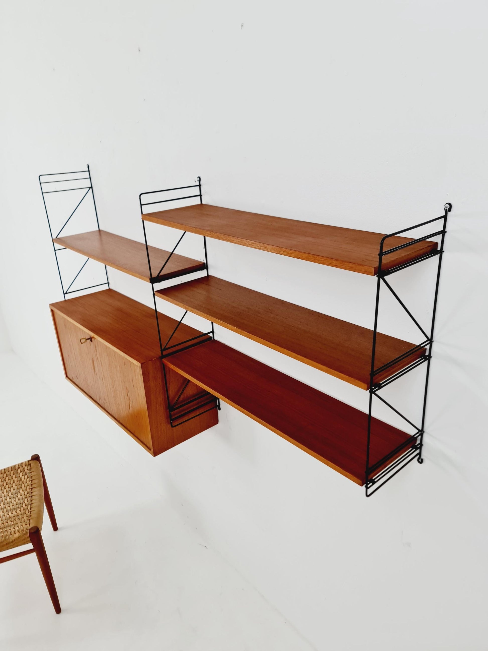 German shelf-system by ERBUS West Germany Teak , 1950s