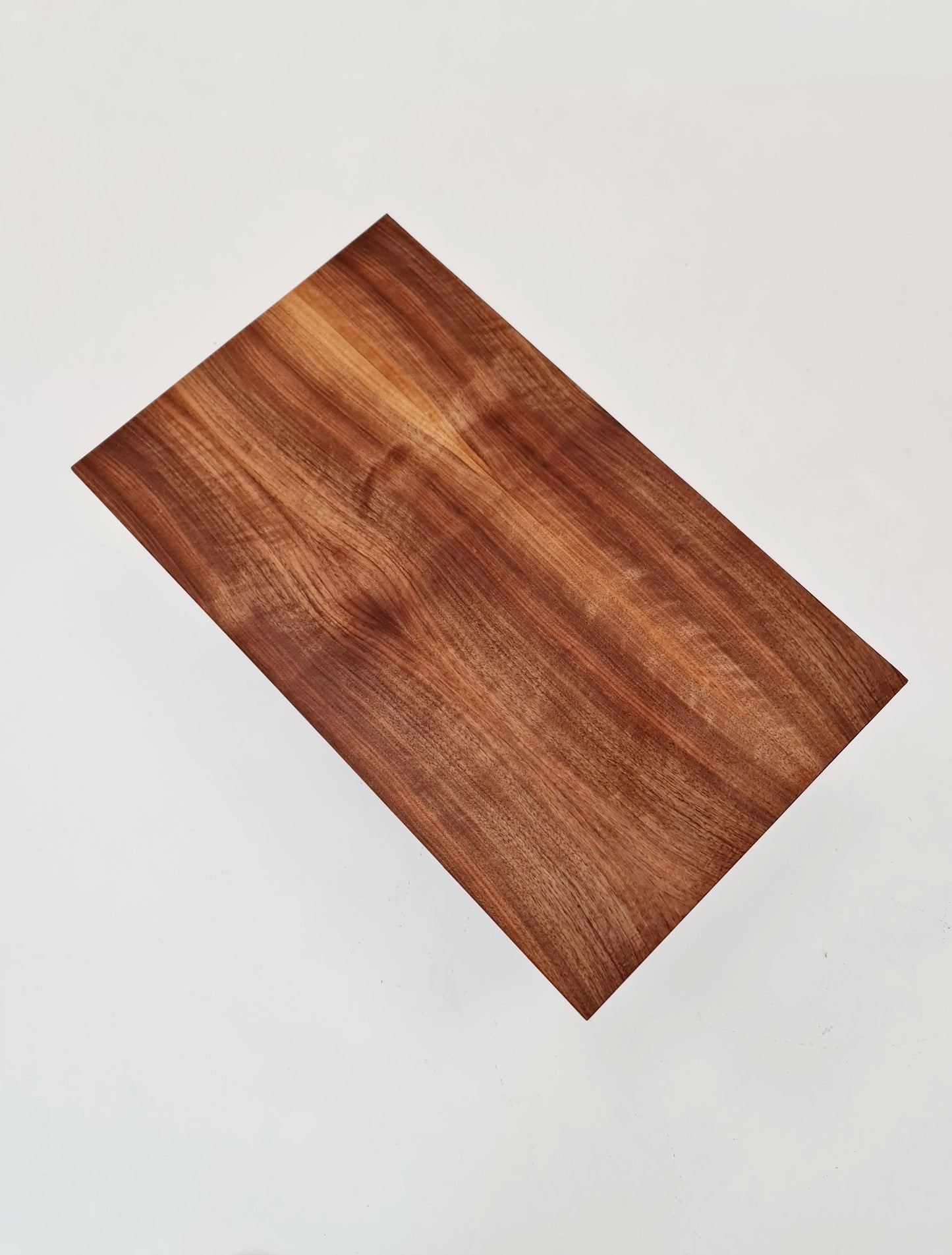 Midcentury German walntut revolving coffee table with tulip Base, 1970s