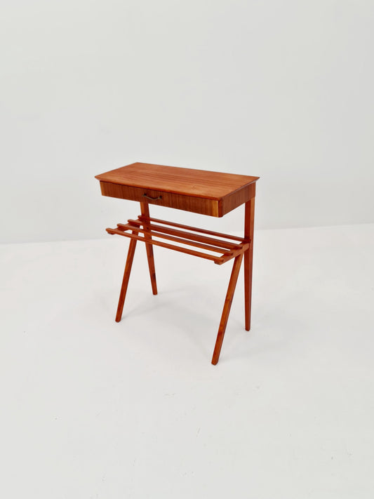 Mid century Scandinavian teak side table / bedside table, 1960s