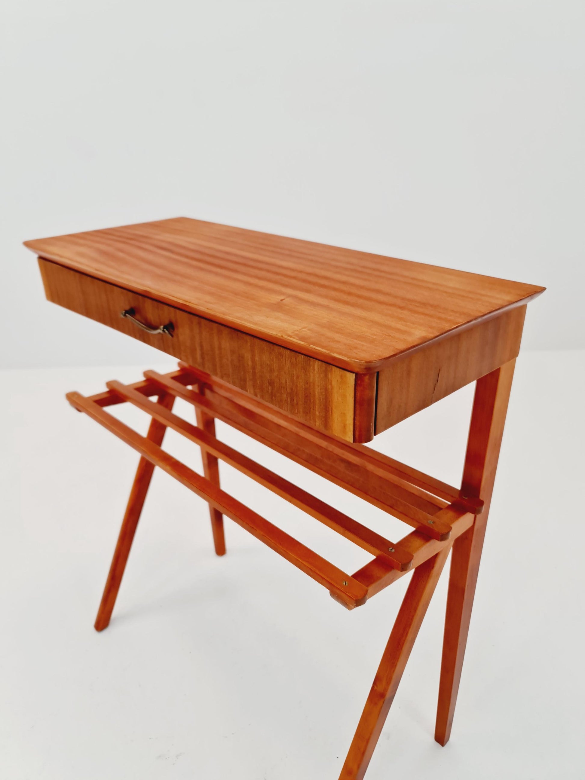 Mid century Scandinavian teak side table / bedside table, 1960s