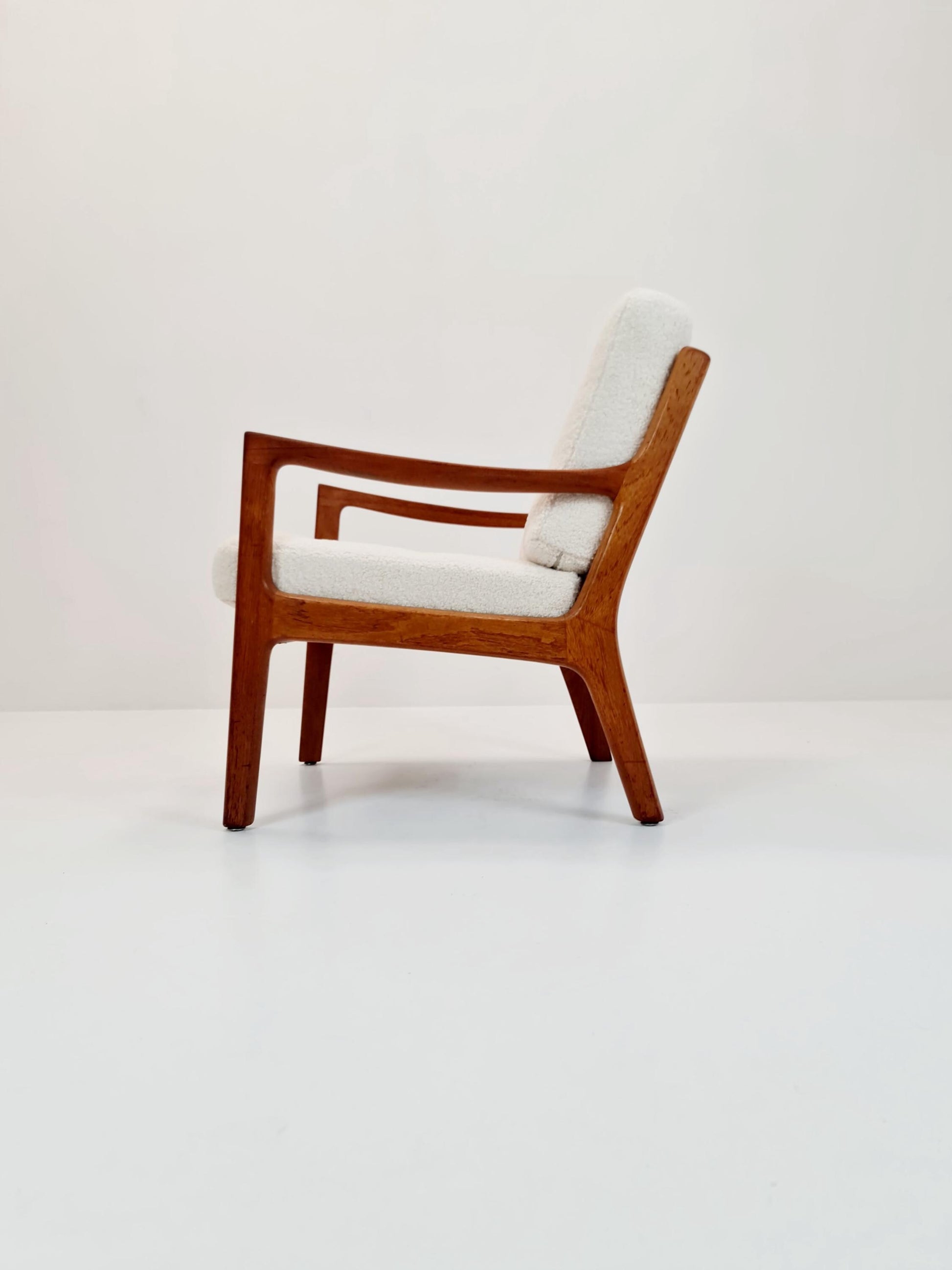 Mid-century Rare Danish teak lounge chair/ Easy chair by Grete Jalk For France &Son , 1960s