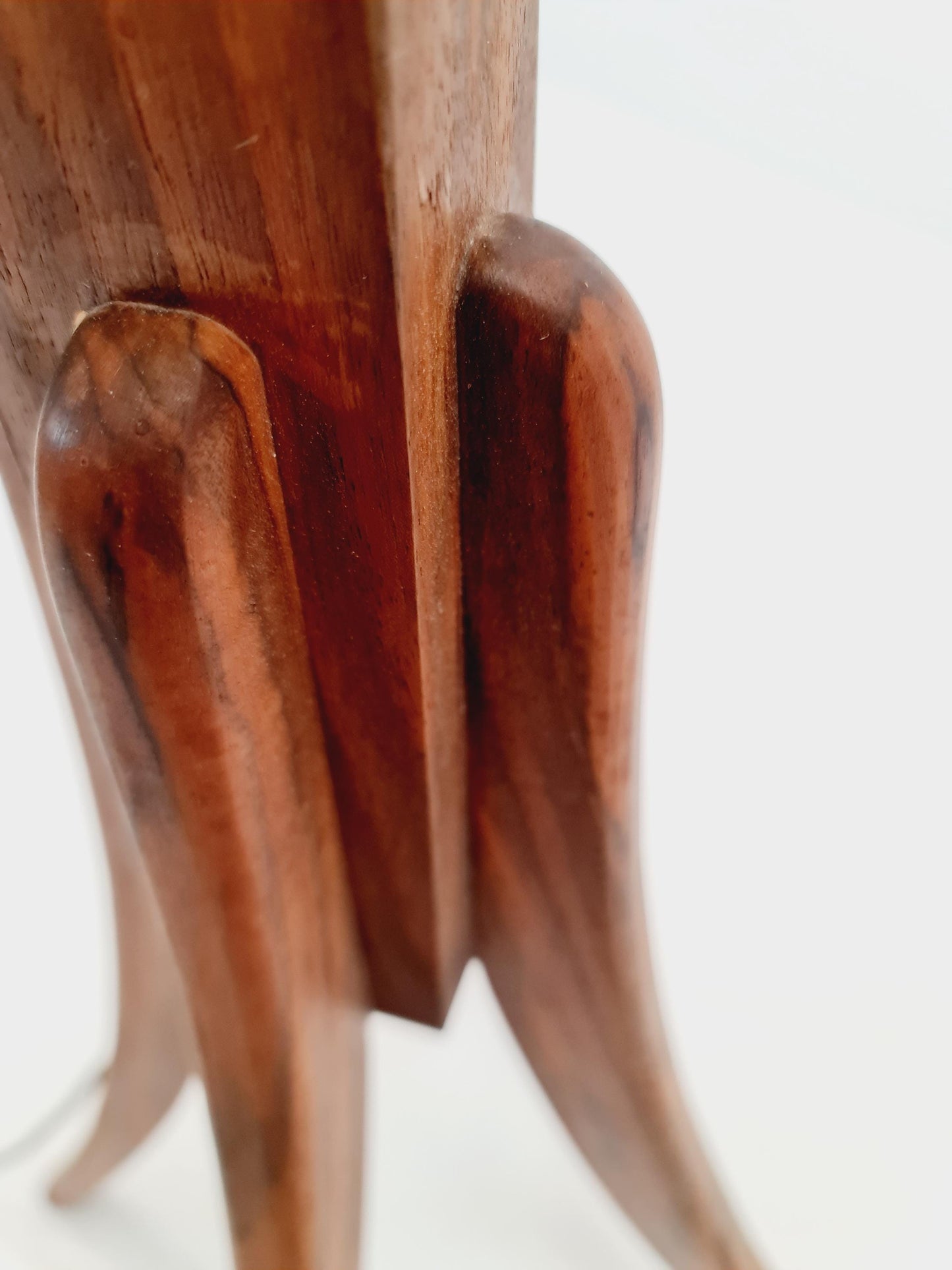 Midcentury floor Tripod flex armlamp Teak Scandinavian by Örsjö Armatur, 1960s