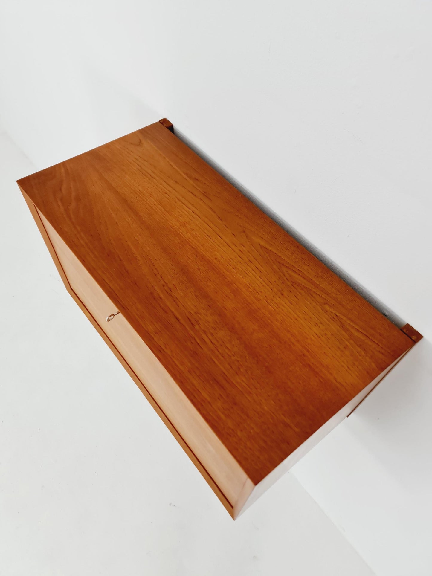 Mid century Single Danish Teak Wall Bar by Poul Cadovius for Cado, Denmark, 1960s