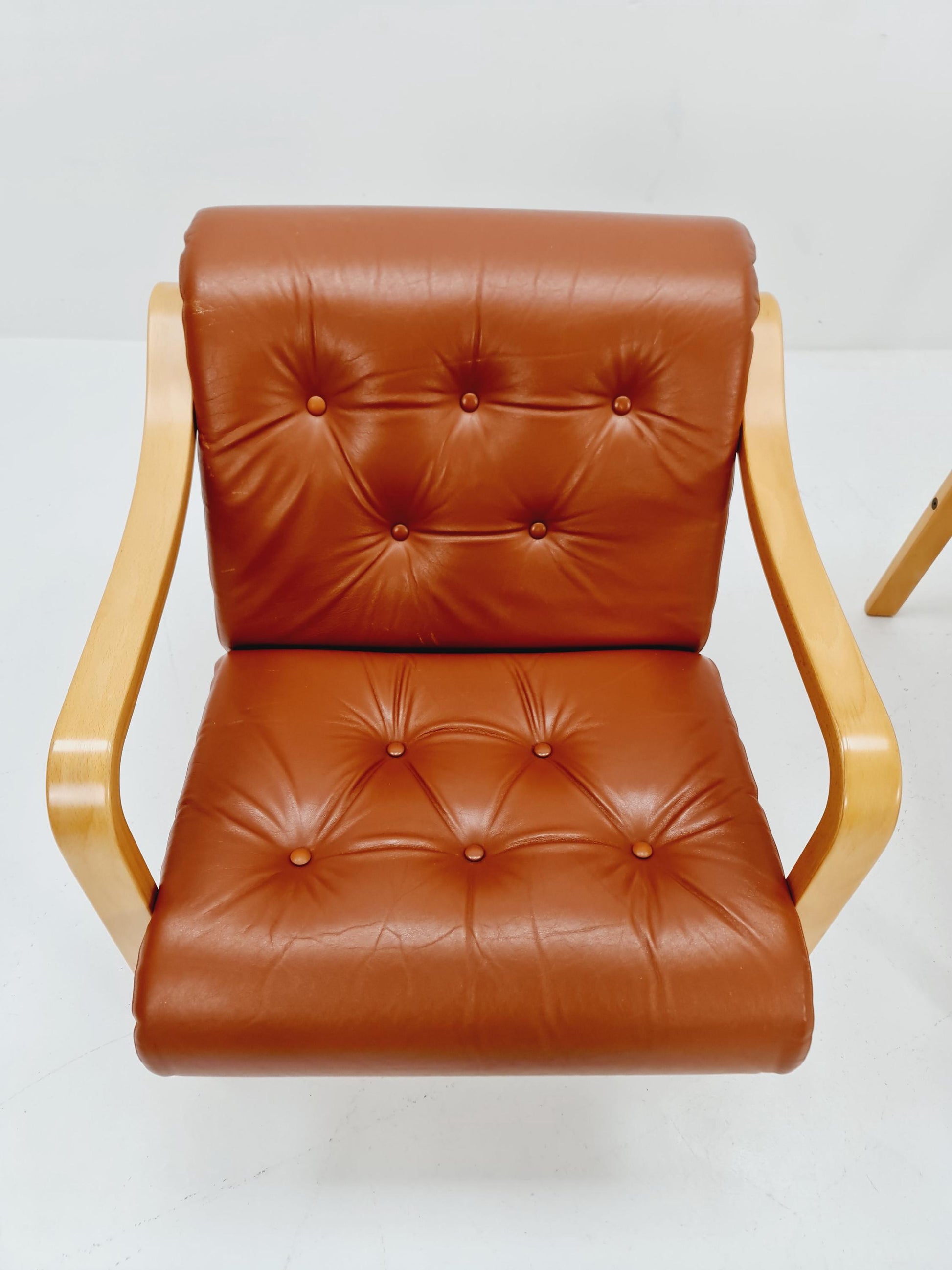 Mid-Century lounge chair by Ingmar Relling for Westnofa, Norway 1970s Set of 2