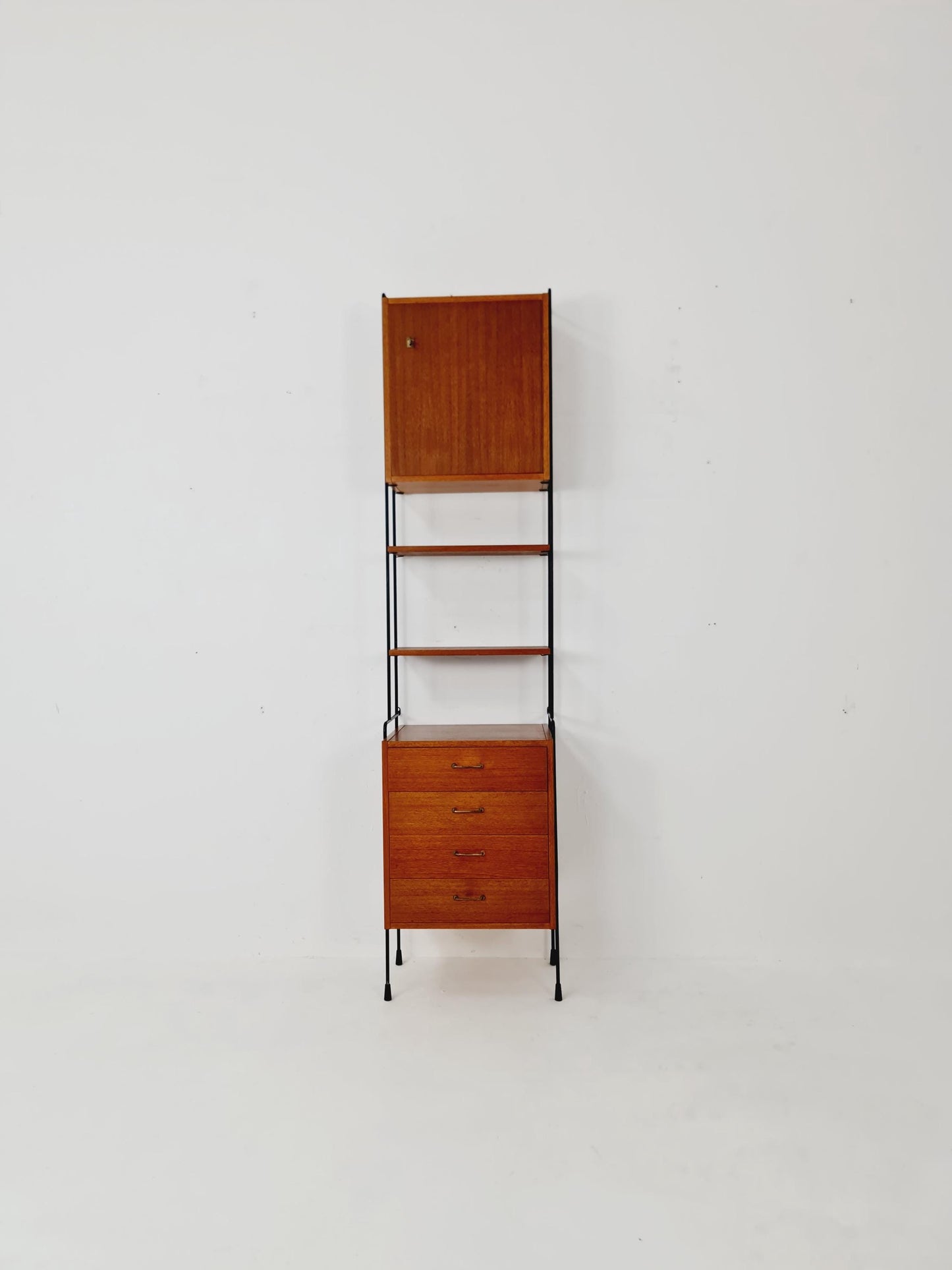 Mid century Teak shelving unit by Hilker for Omnia, Germany 1960s