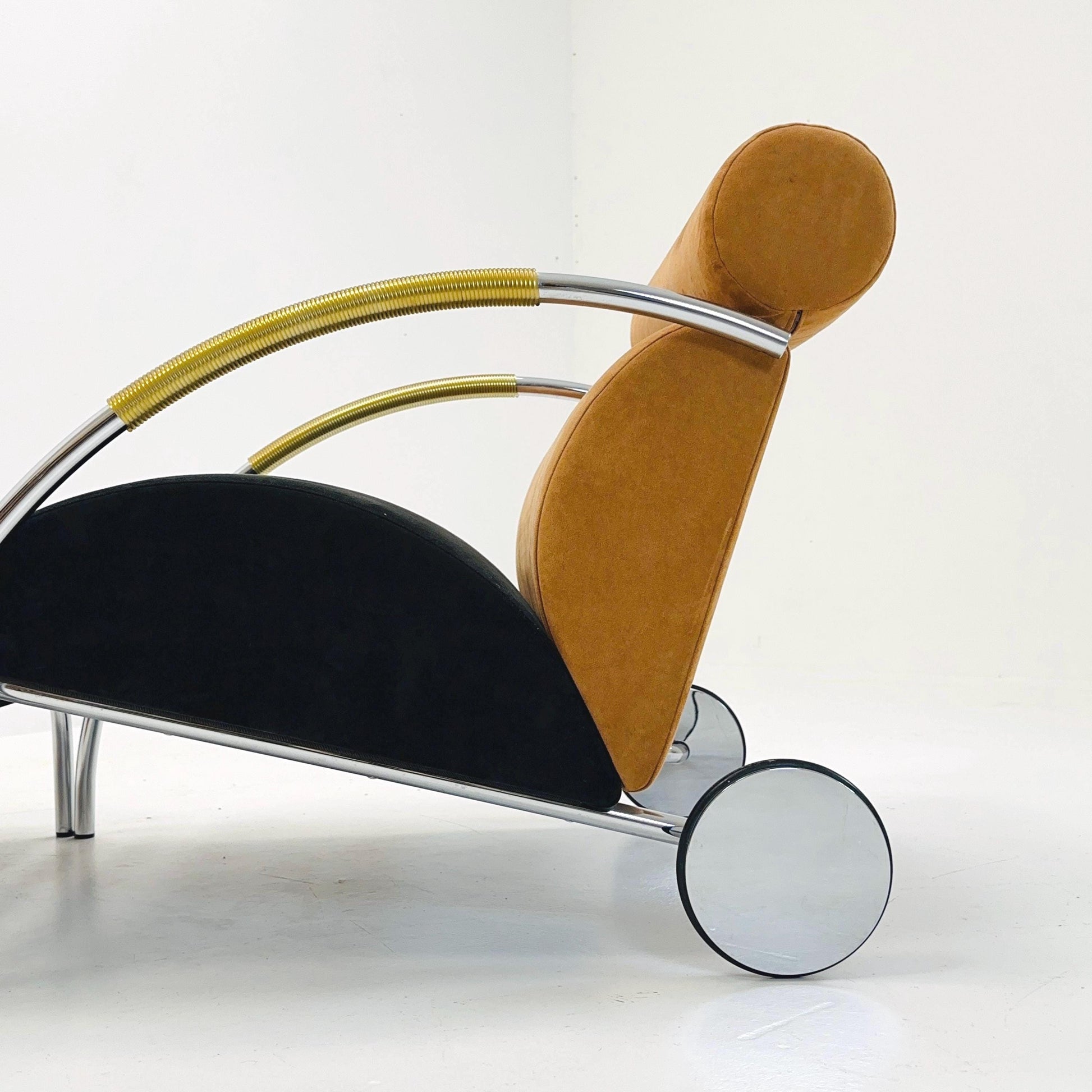 Mid century “Zyklus” armchair with ottoman by Peter Maly for Cor, 1984,Germany