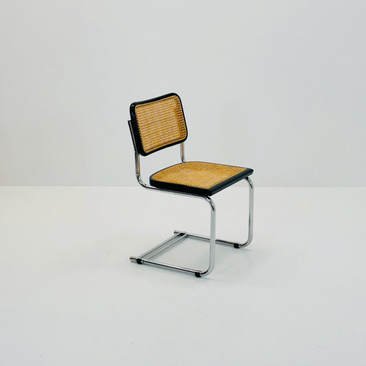 Mid Century Cantilever Cesca Chair by Marcel Breuer / Bauhaus Design / 1980s Italy