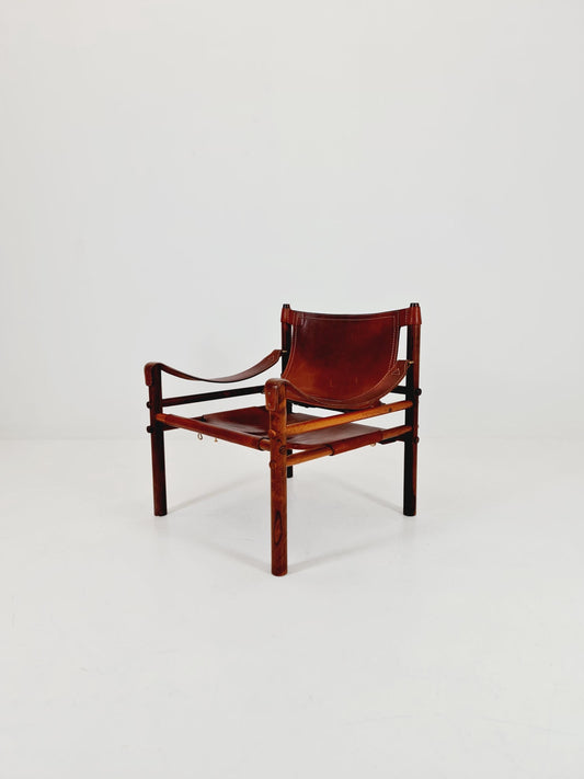 Rare Mid-century vintage Danish Lounge chair, (sirocco) By Arne Norell 1960s