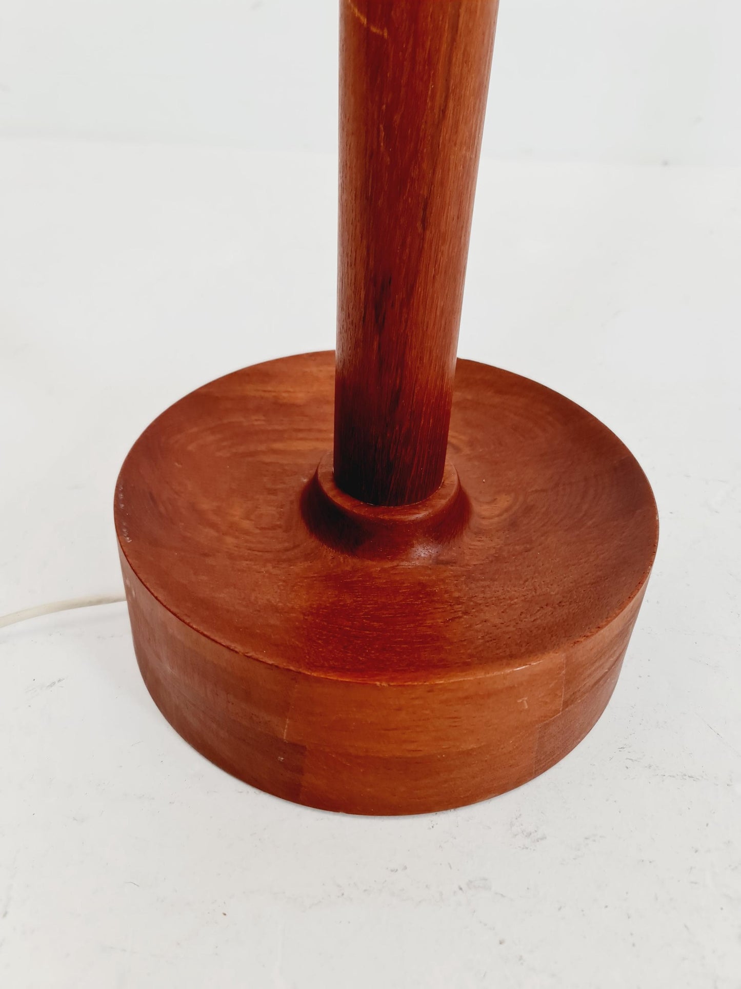 Rare Midcentury Danish floor lamp by KIRK solid teak, 1960s