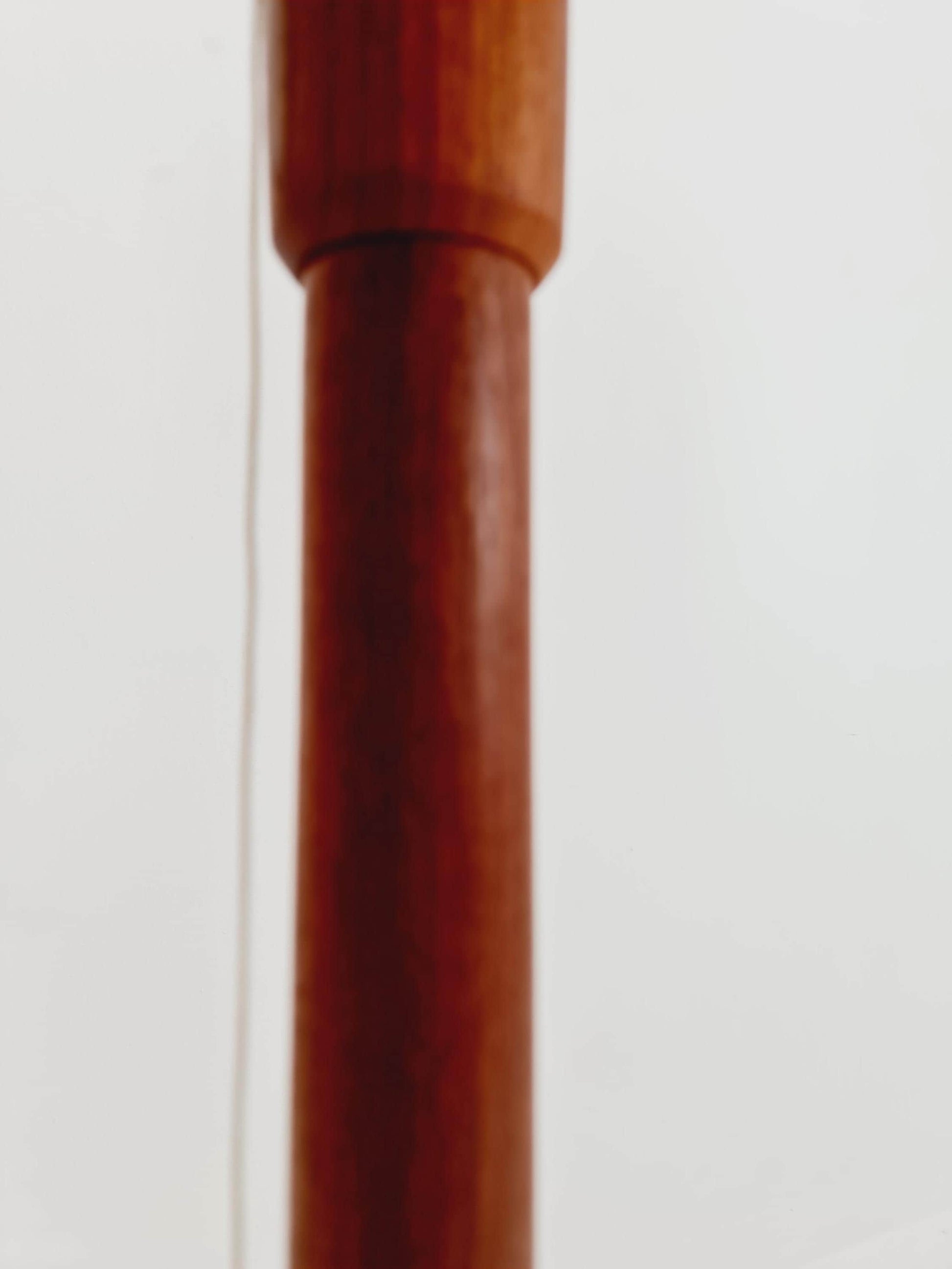 Rare Midcentury Danish floor lamp by KIRK solid teak, 1960s