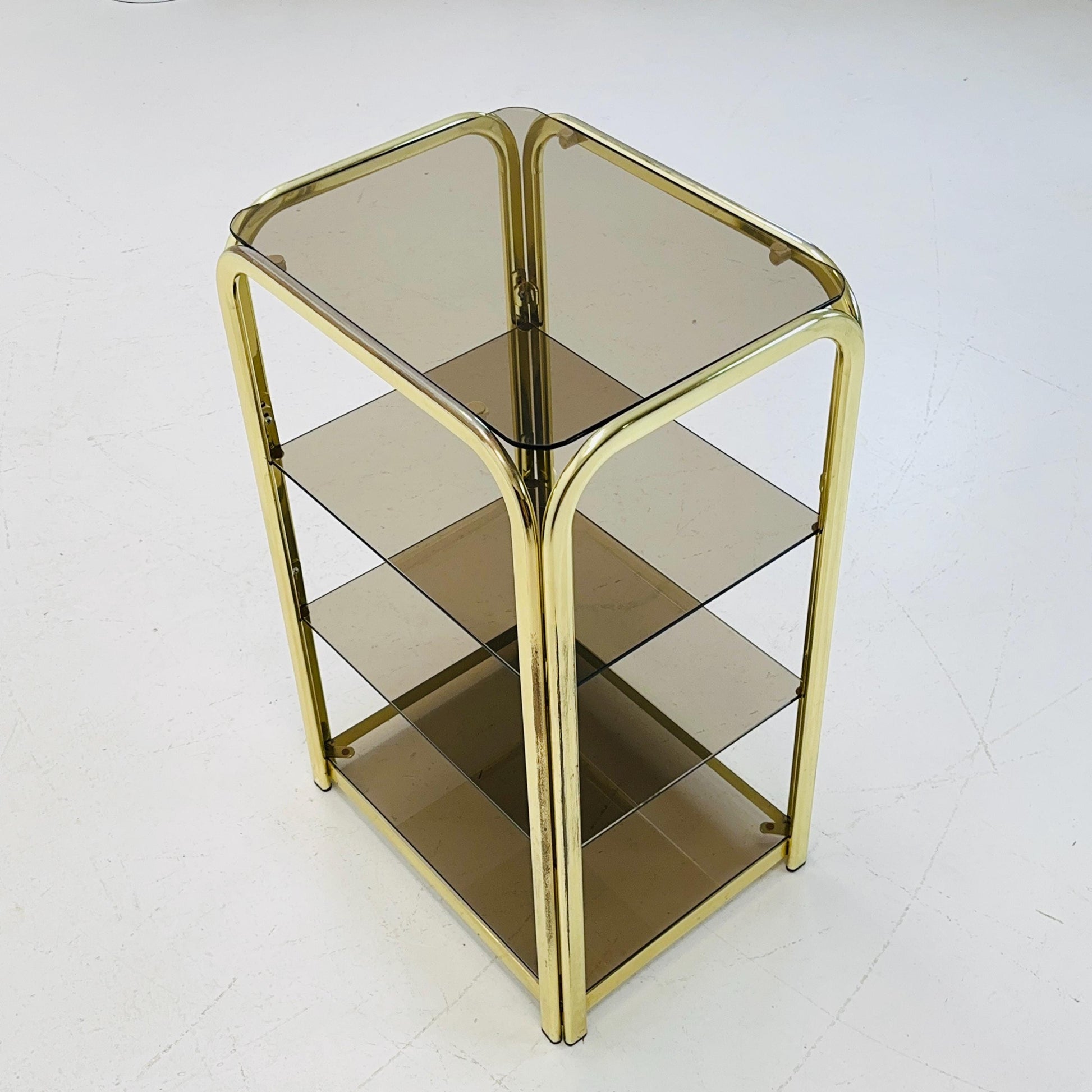 Mid century Italian Hollywood Regency side table 1980s