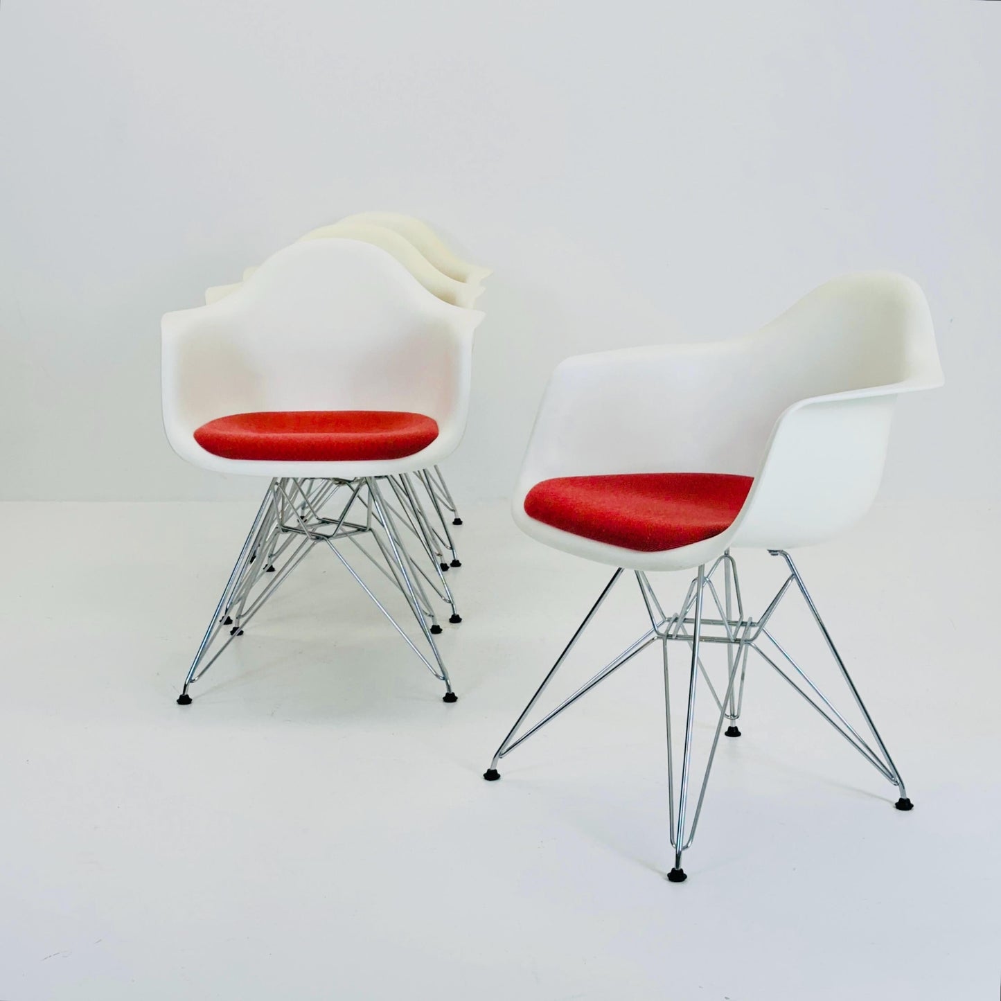 Set of 4 DAR armchair by Charles & Ray Eames for Vitra Germany
