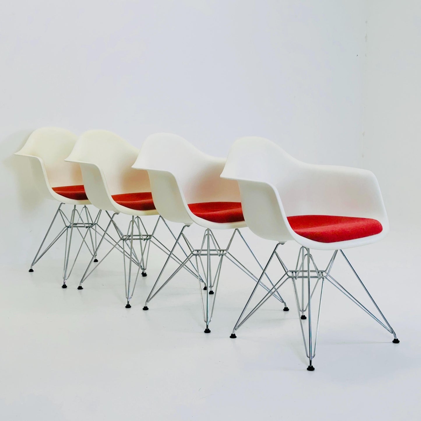 Set of 4 DAR armchair by Charles & Ray Eames for Vitra Germany