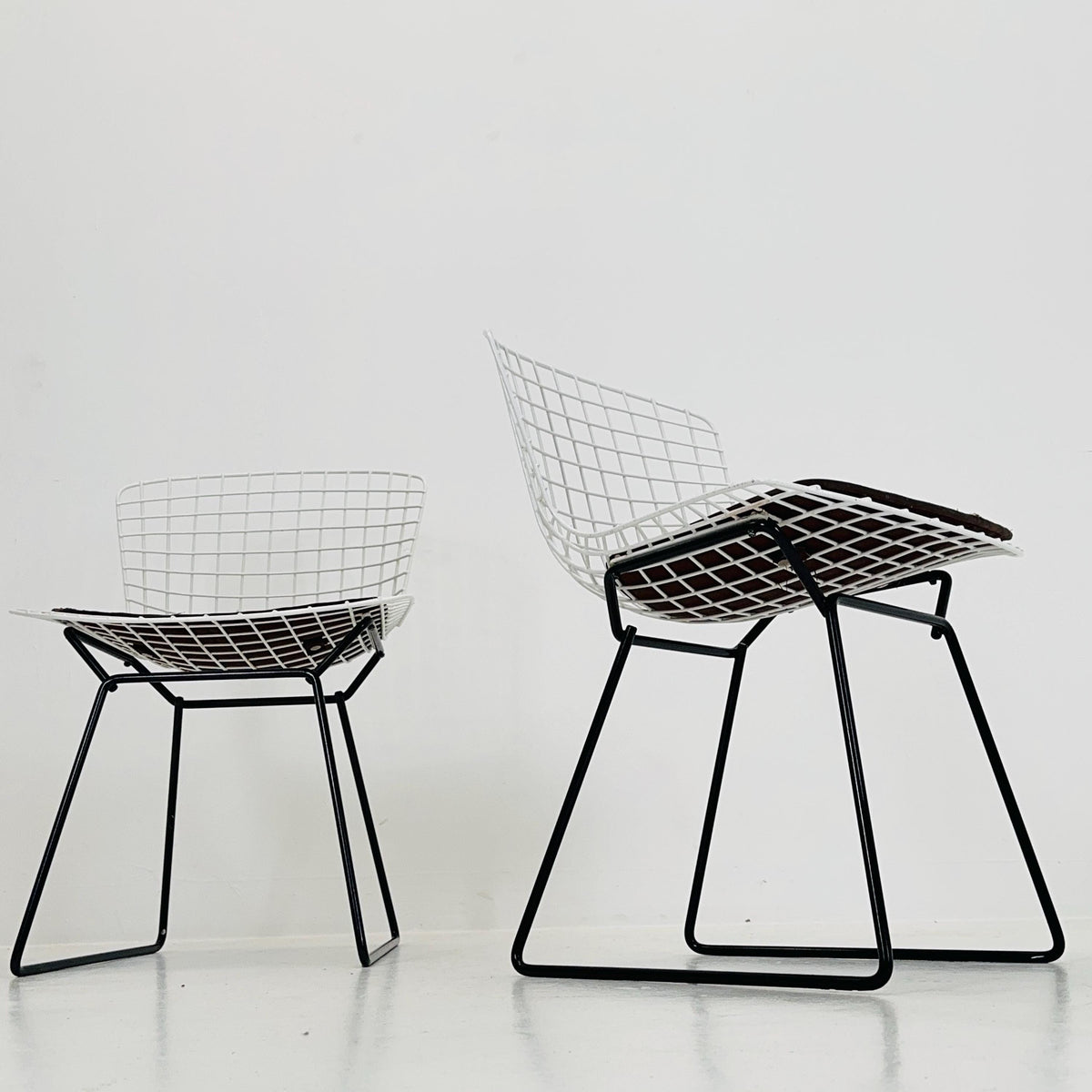 Set of 4 Mid-Century Bird Chairs Model 420c designed by Harry Bertoia for Knoll international , 1960s