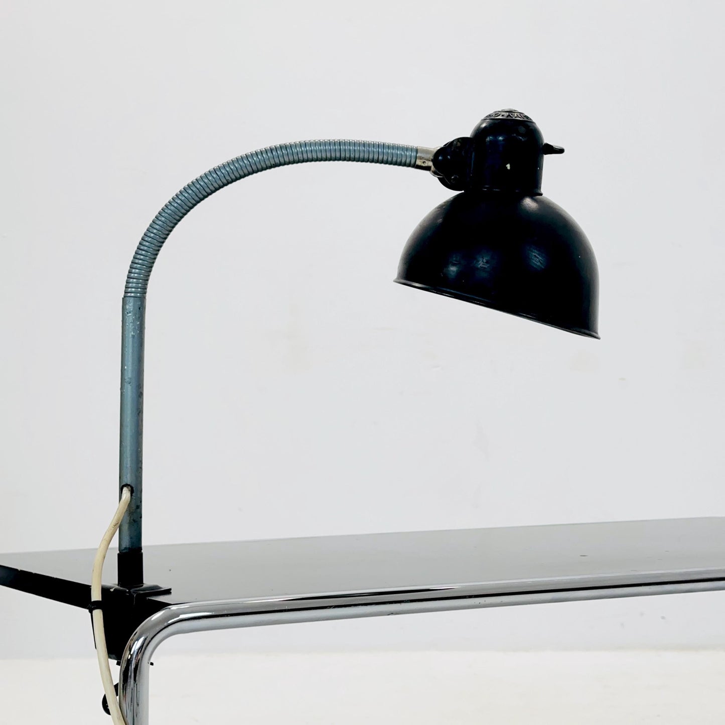 Bauhaus industrial Idell desk / clamp lamp by Christian Dell for Kaiser original leuchten Germany 1940s