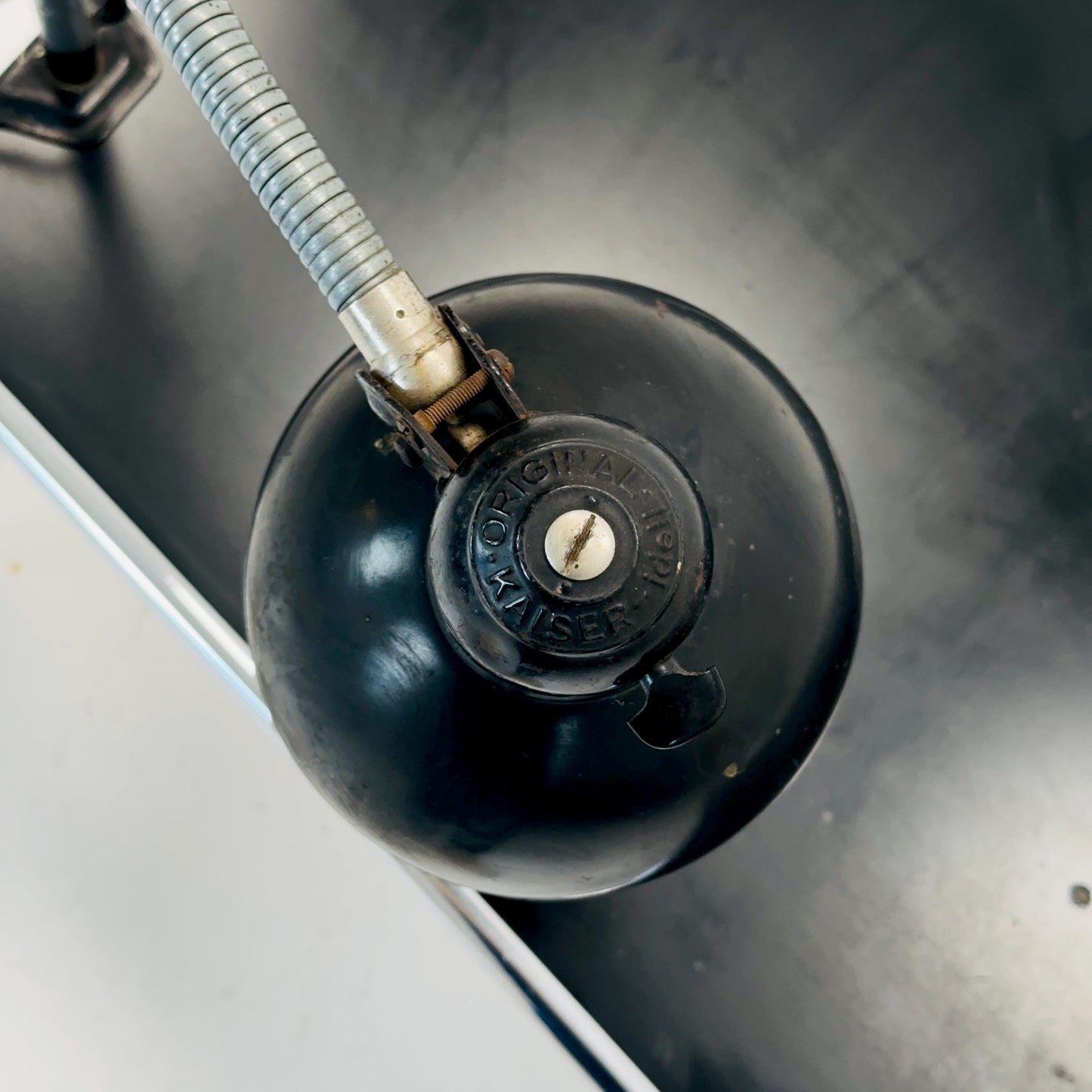 Bauhaus industrial Idell desk / clamp lamp by Christian Dell for Kaiser original leuchten Germany 1940s