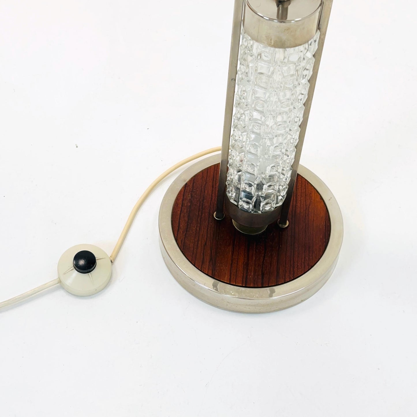 Space age German red floor lamp by Richard Essig, 1970s
