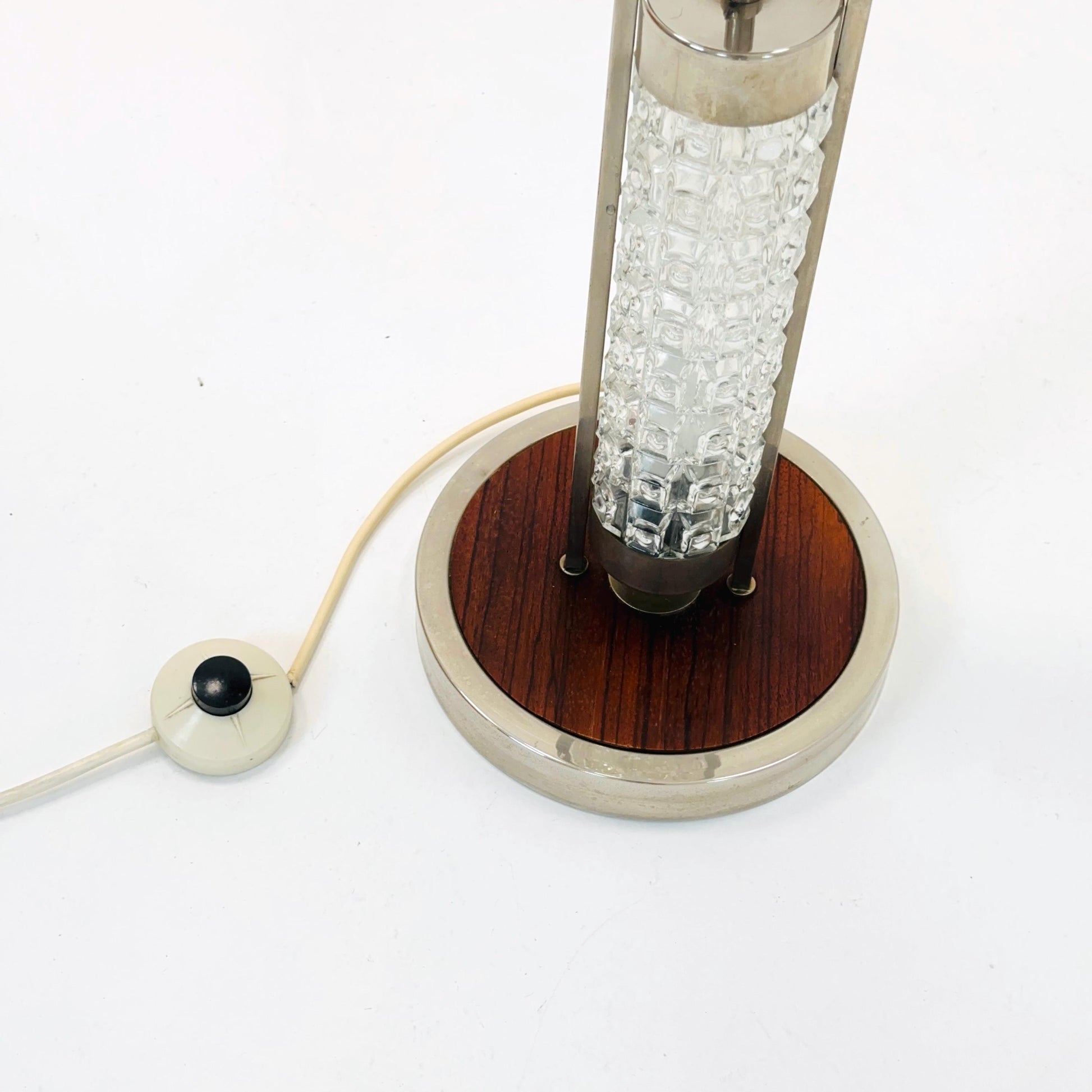 Space age German red floor lamp by Richard Essig, 1970s