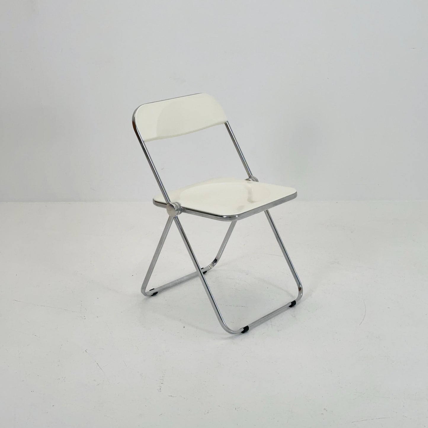Vintage Italian Plia Folding Chair by Giancarlo Piretti for Castelli, 1970s