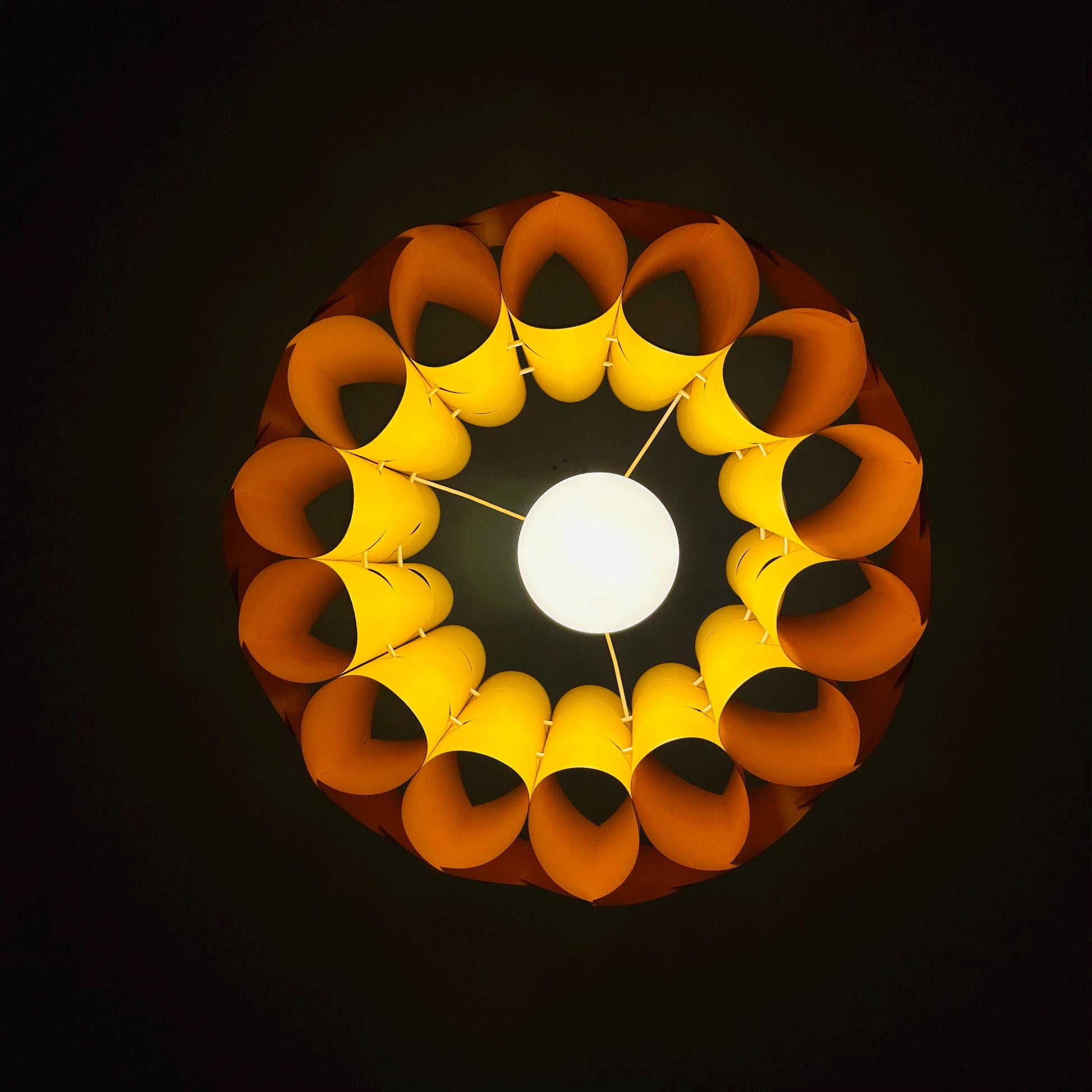 Butterfly pendant lamp, designed in 1968 by the Danish designer Lars Schiøler for Hoyrup Denmark