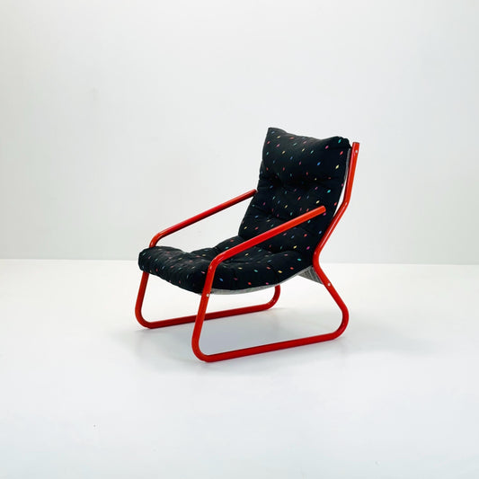 Rare Bauhaus design Armchair By Gillis Lundgren for Ikea Sweden 1970s