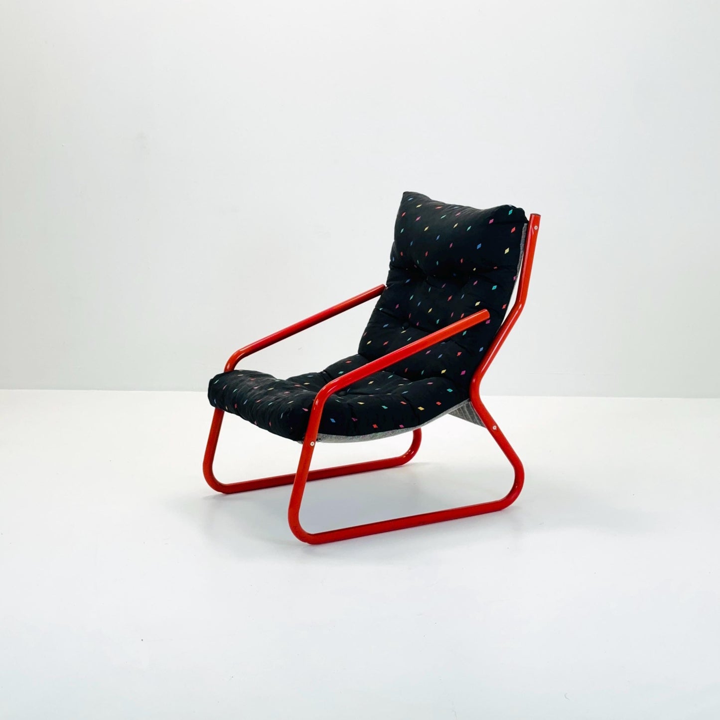 Rare Bauhaus design Armchair By Gillis Lundgren for Ikea Sweden 1970s