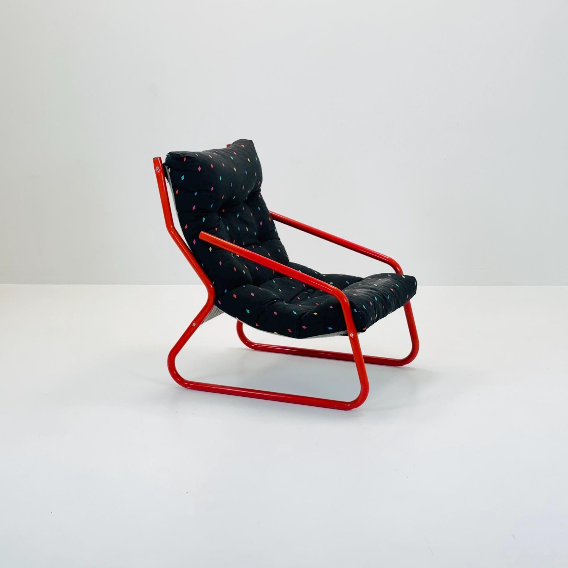 Rare Bauhaus design Armchair By Gillis Lundgren for Ikea Sweden 1970s