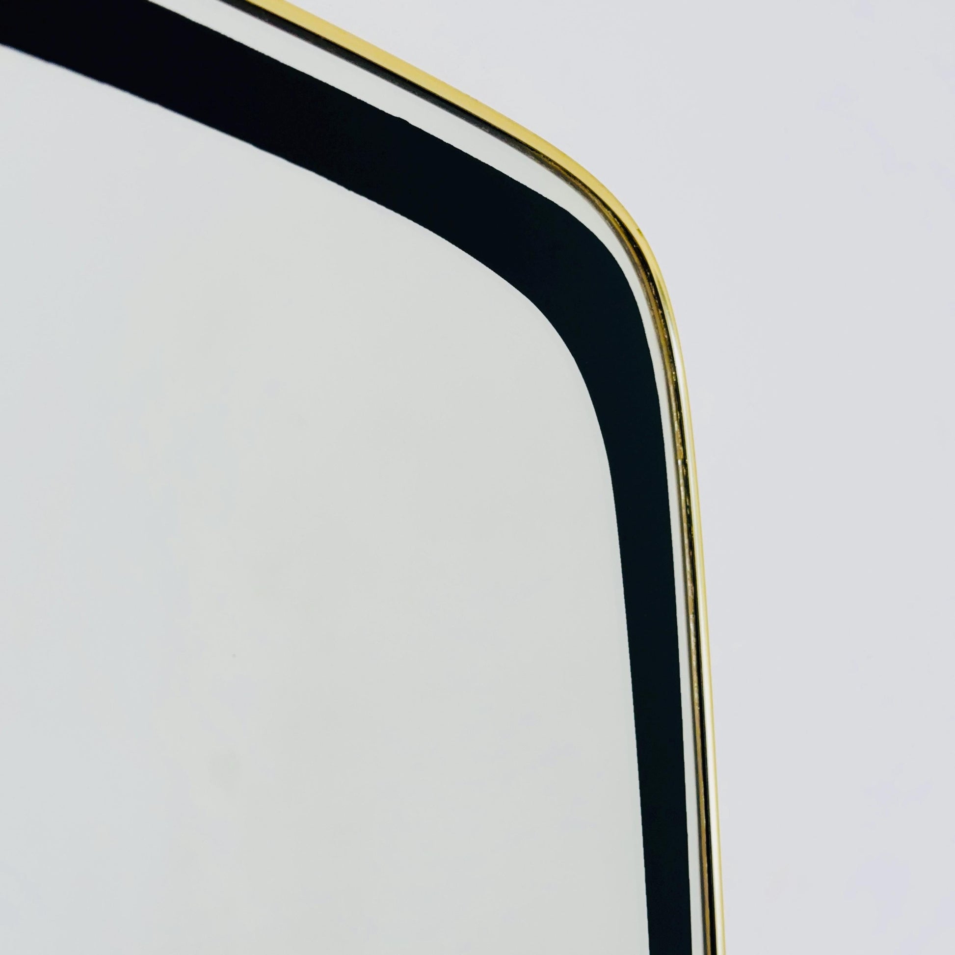 Large Kristall Mid Century asymmetric wall Mirror by lenzgold Nieren Spiegel - Kidney mirror 1960s rockabilly Germany