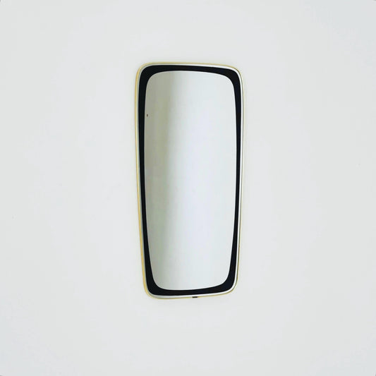 Large Kristall Mid Century asymmetric wall Mirror by lenzgold Nieren Spiegel - Kidney mirror 1960s rockabilly Germany