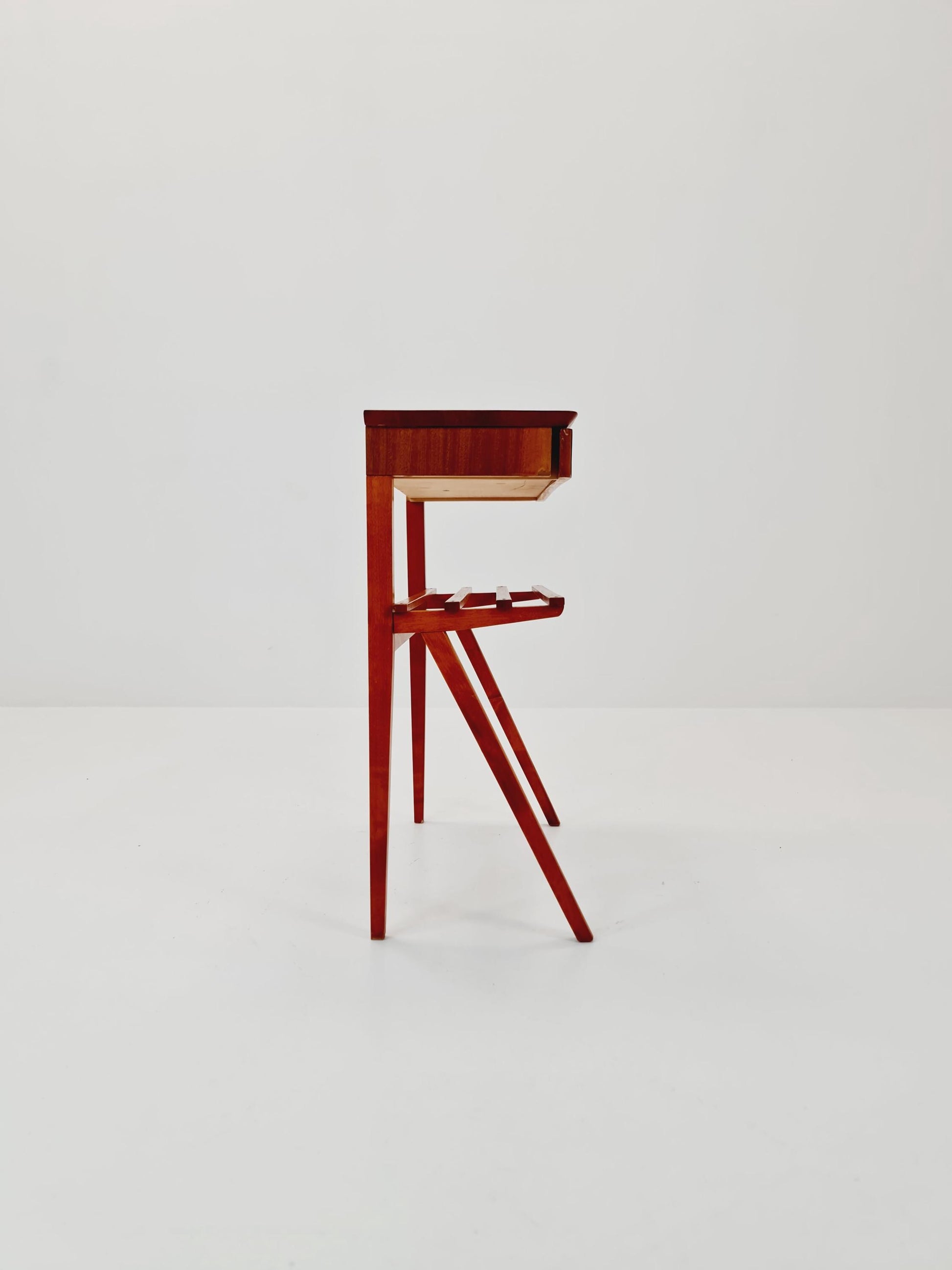 Mid century Scandinavian teak side table / bedside table, 1960s