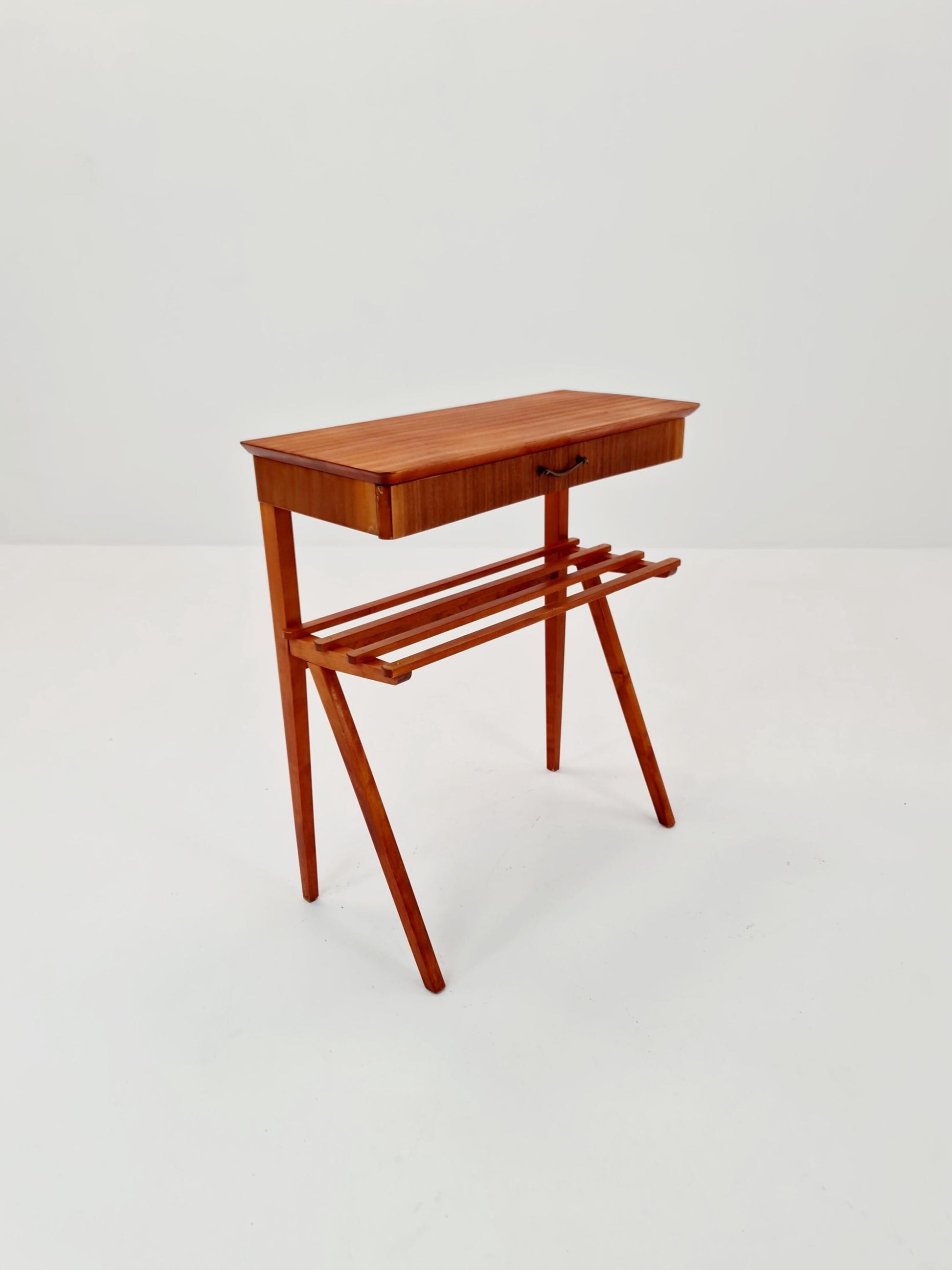 Mid century Scandinavian teak side table / bedside table, 1960s