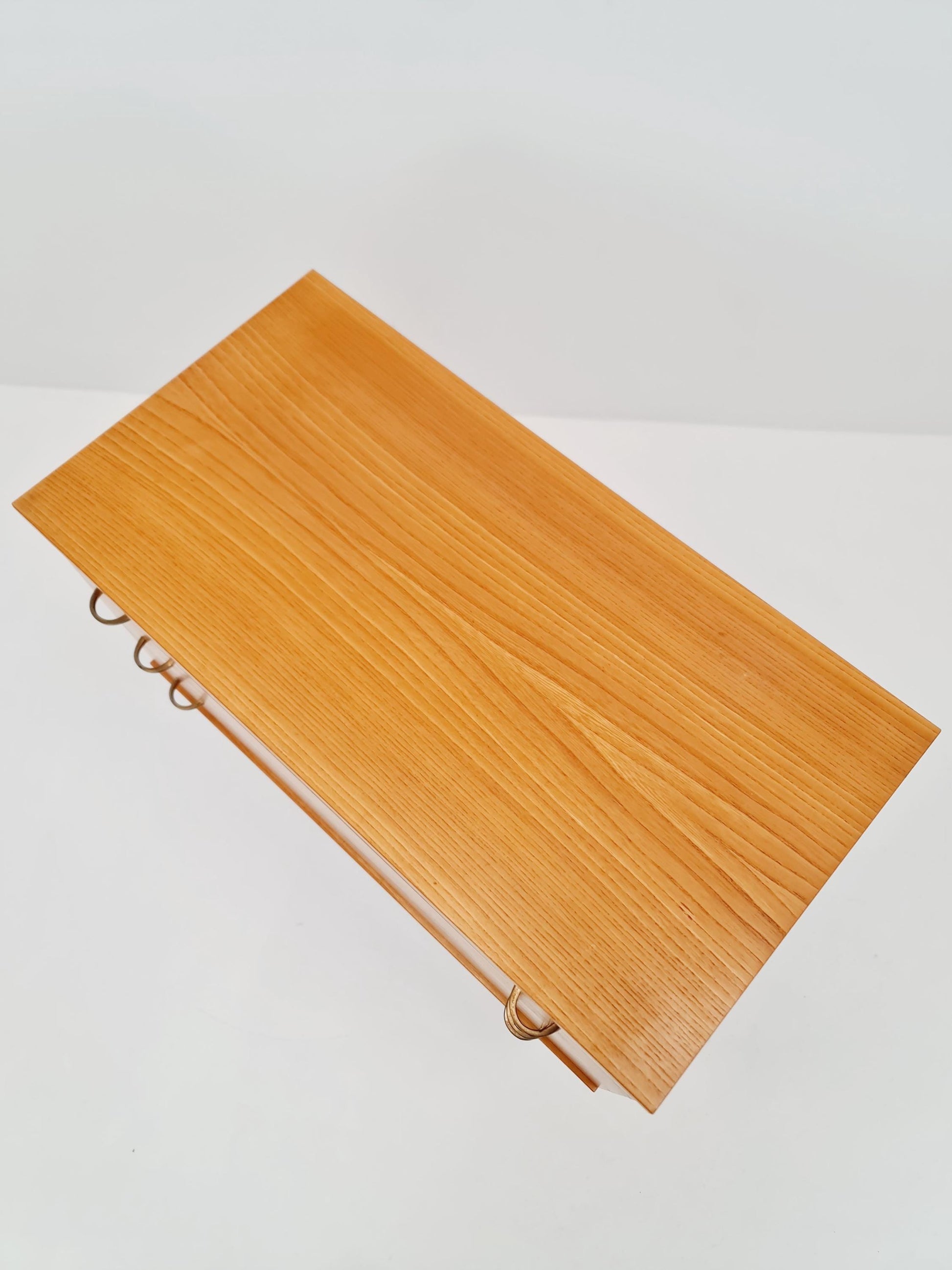 Midcentury German vintage ash chest of drawers 1960s