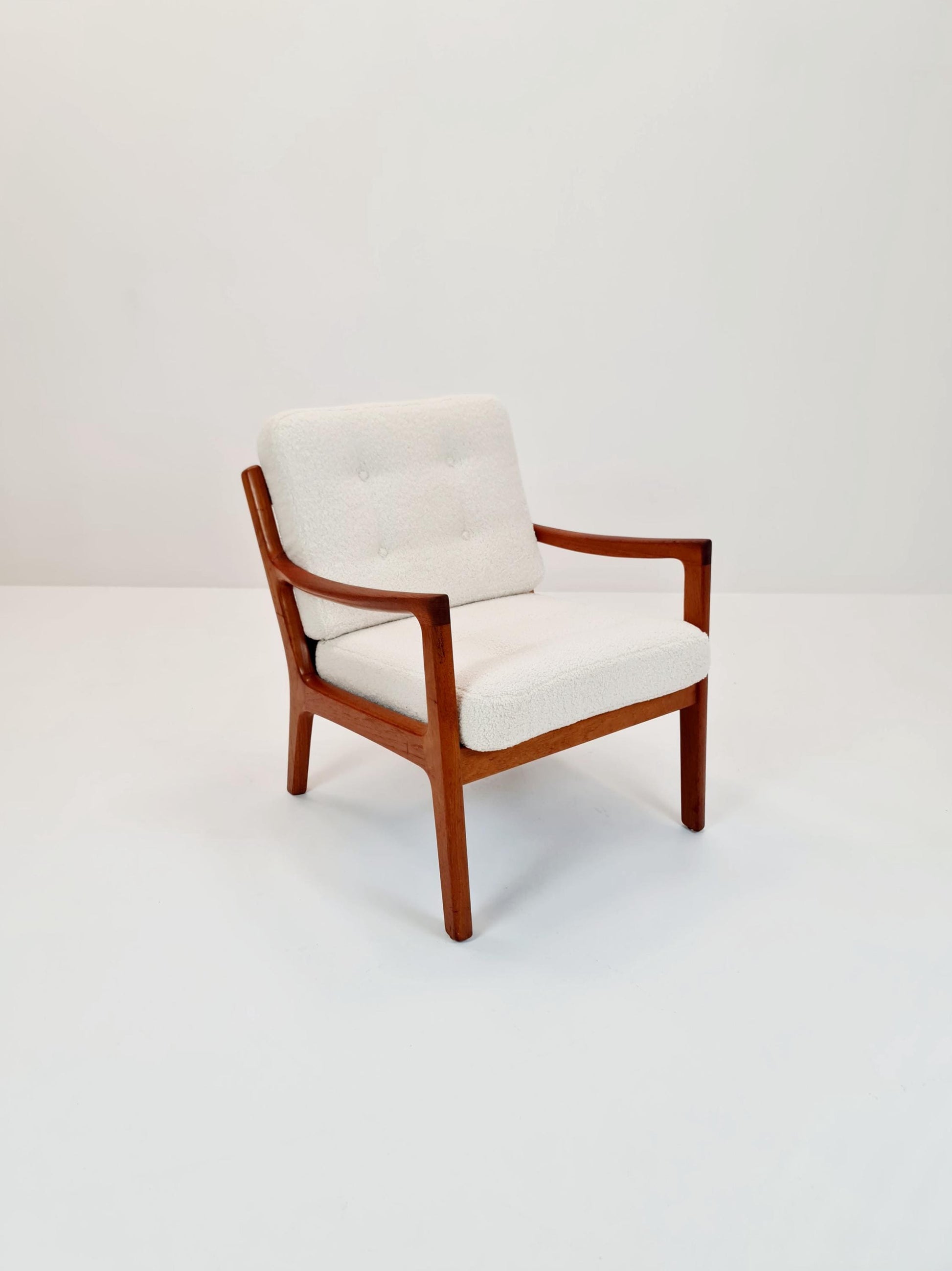Mid-century Rare Danish teak lounge chair/ Easy chair by Grete Jalk For France &Son , 1960s