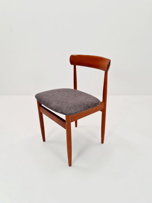 Vintage Danish solid teak dining chair By farsö stolefabrik , 1960s,