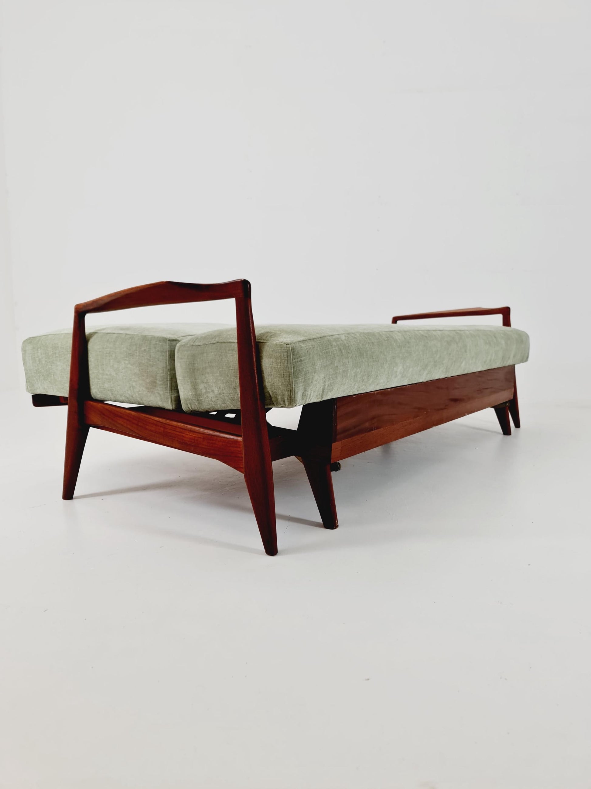 Mid-century Rare Danish teak lounge sofa/ Easy sofa /daybed, 1960s