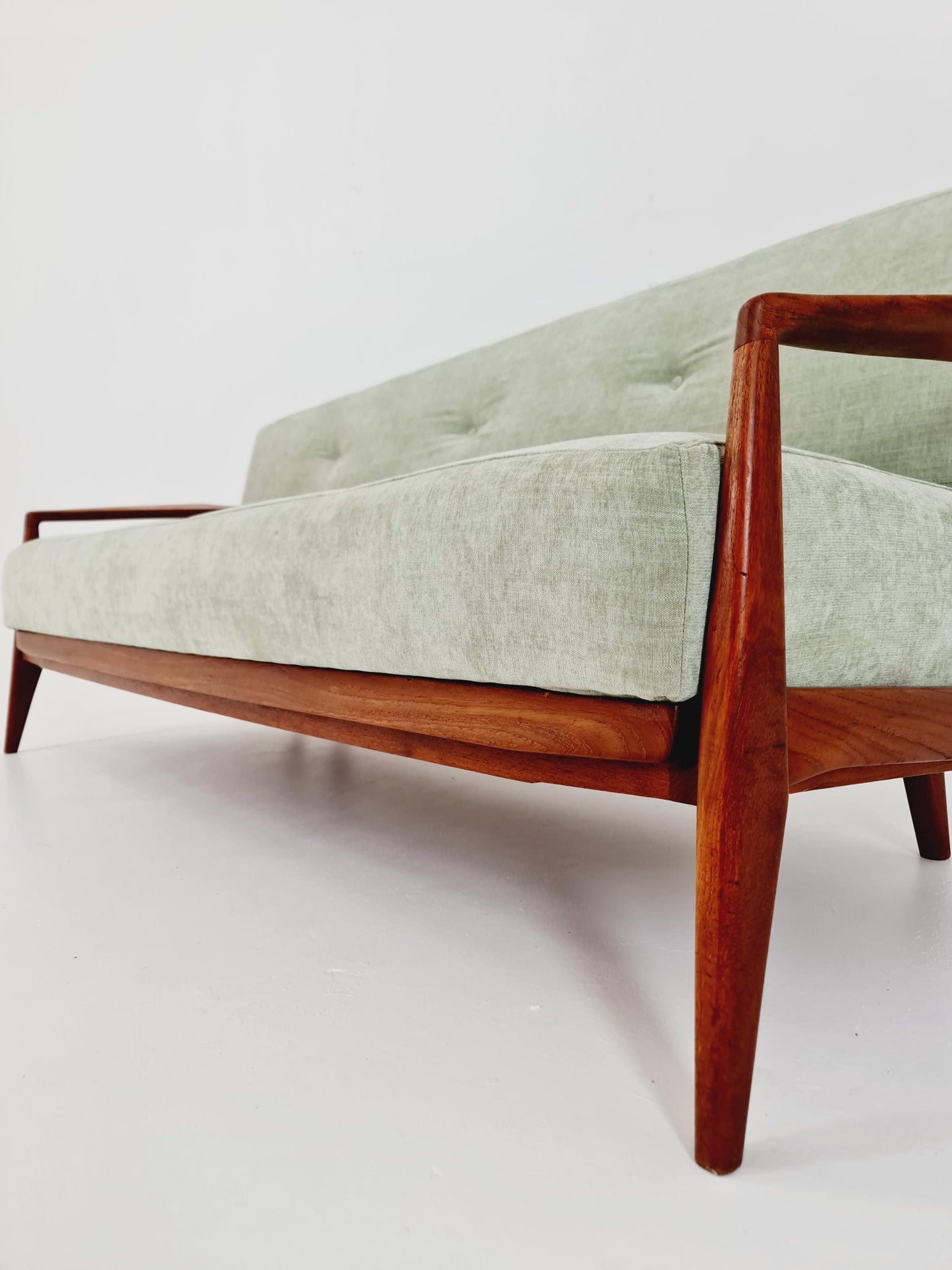 Mid-century Rare Danish teak lounge sofa/ Easy sofa /daybed, 1960s