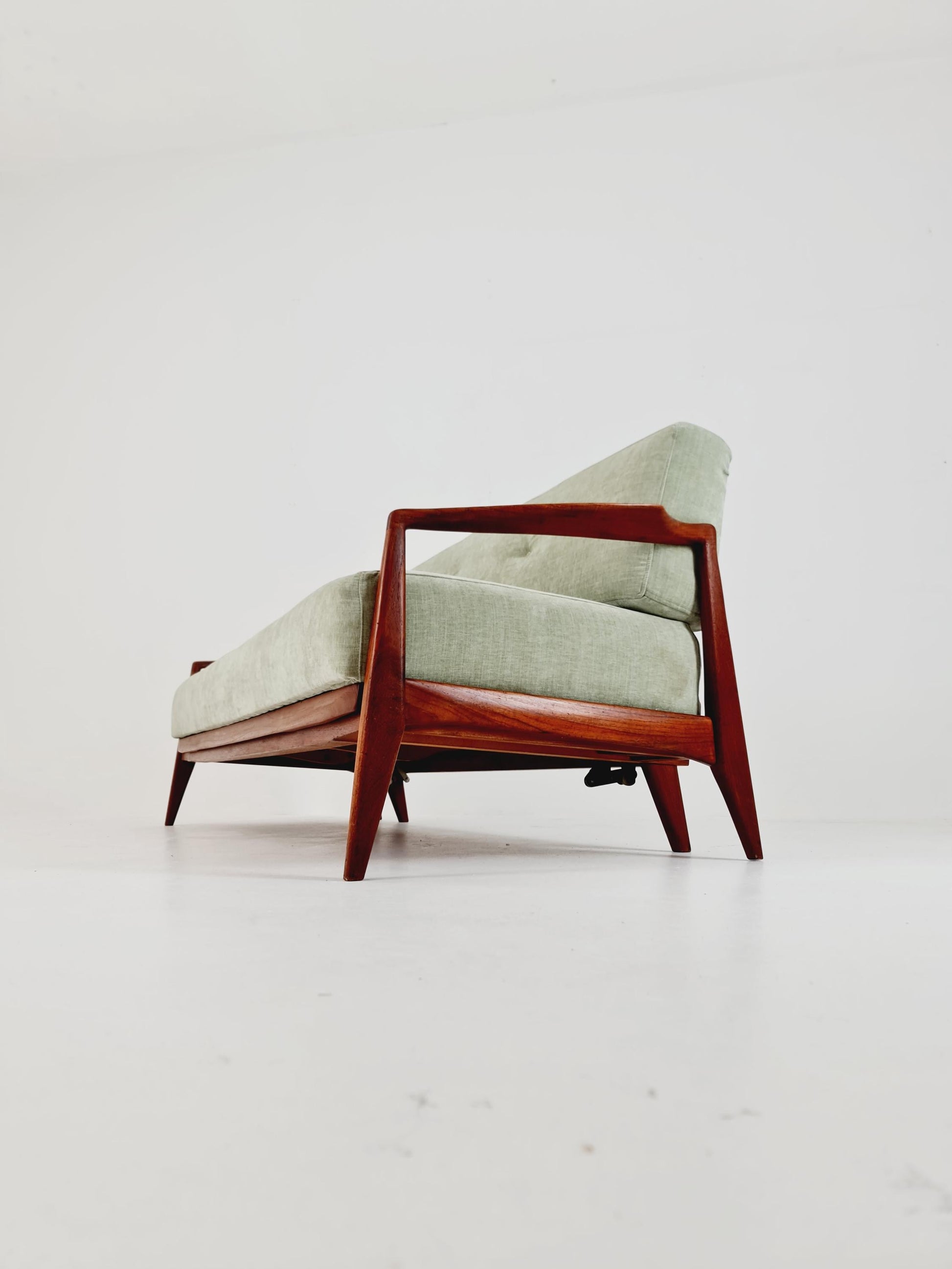 Mid-century Rare Danish teak lounge sofa/ Easy sofa /daybed, 1960s