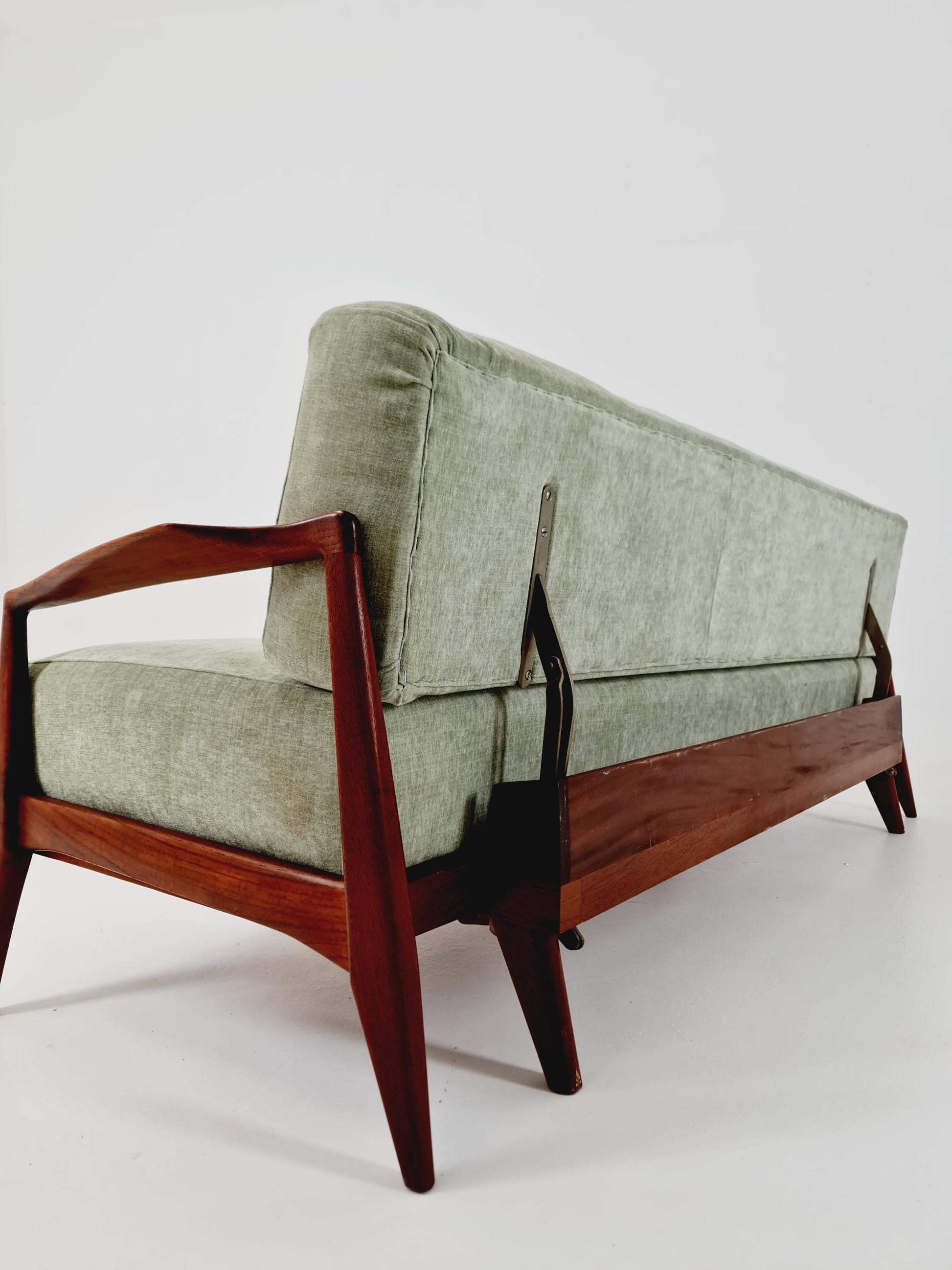 Mid-century Rare Danish teak lounge sofa/ Easy sofa /daybed, 1960s